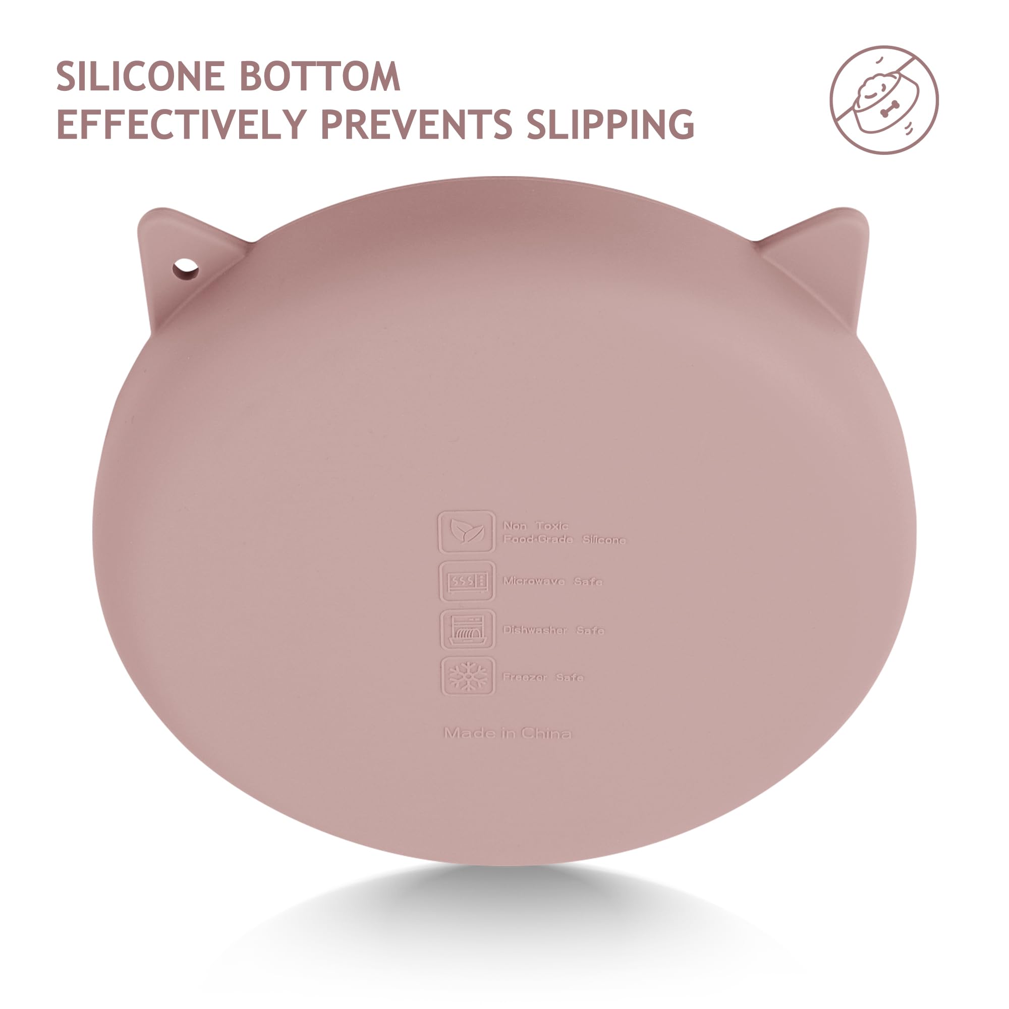 Coomazy Silicone Slow Feeder Dog Cat Bowls