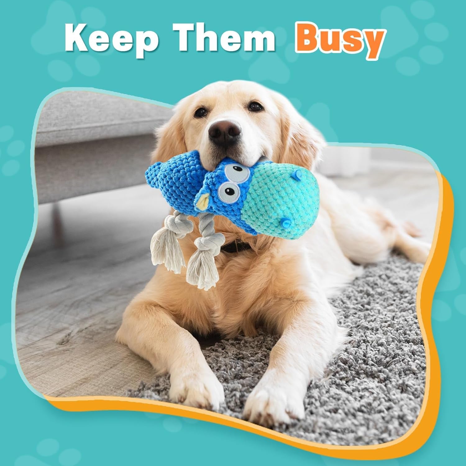 Highly Durable and Affordable Squeaky Interactive Cow Toy for Chewers