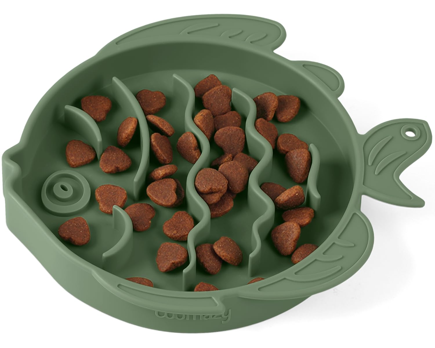 Coomazy Silicone Slow Feeder Dog Cat Bowls