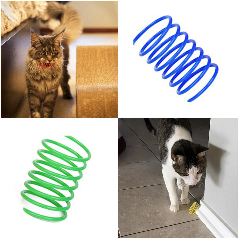 Andiker Interactive Cat Spiral Creative Spring Toy to Kill Time and Keep Fit