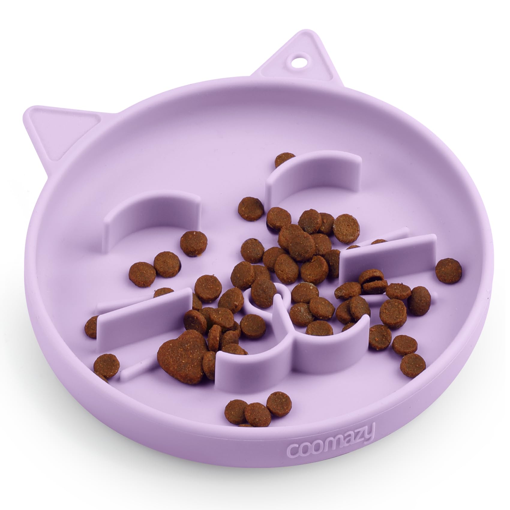 Coomazy Silicone Slow Feeder Dog Cat Bowls