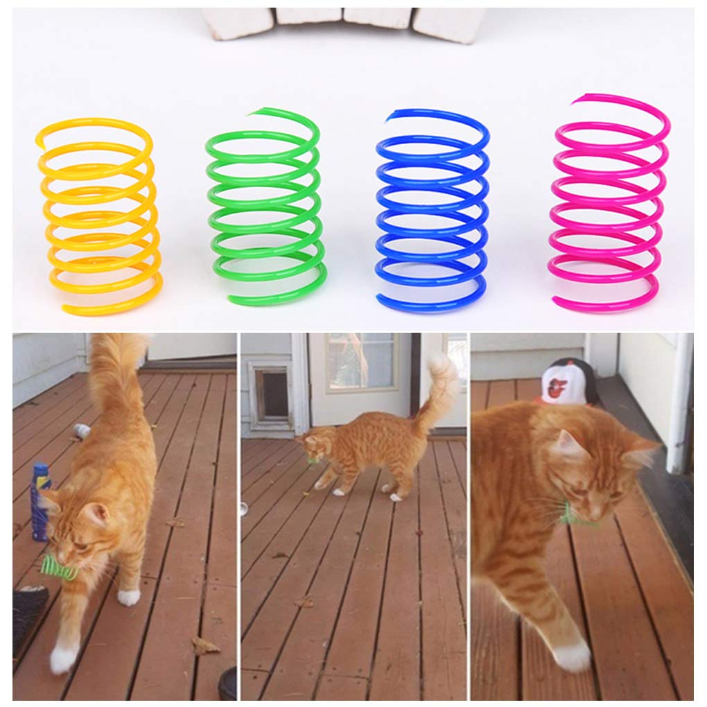 Andiker Interactive Cat Spiral Creative Spring Toy to Kill Time and Keep Fit