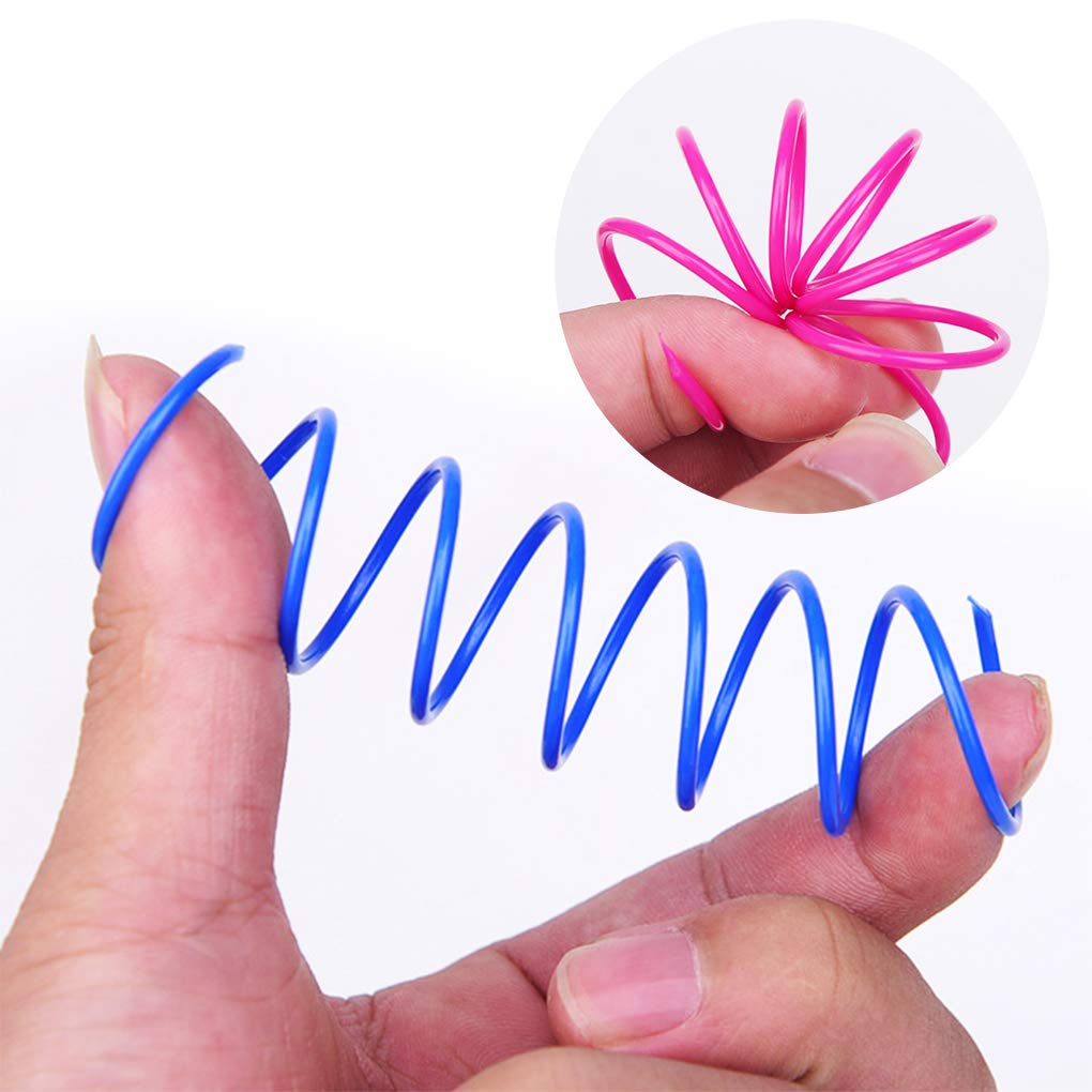 Andiker Interactive Cat Spiral Creative Spring Toy to Kill Time and Keep Fit