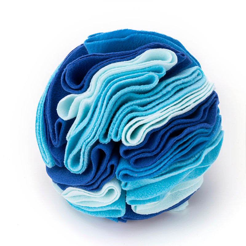 Snuffle Ball Interactive Dog Toys/ Brain Mental Stimulating Puzzle Toys for Dogs Enrichment/ Machine Washable (Color Options)