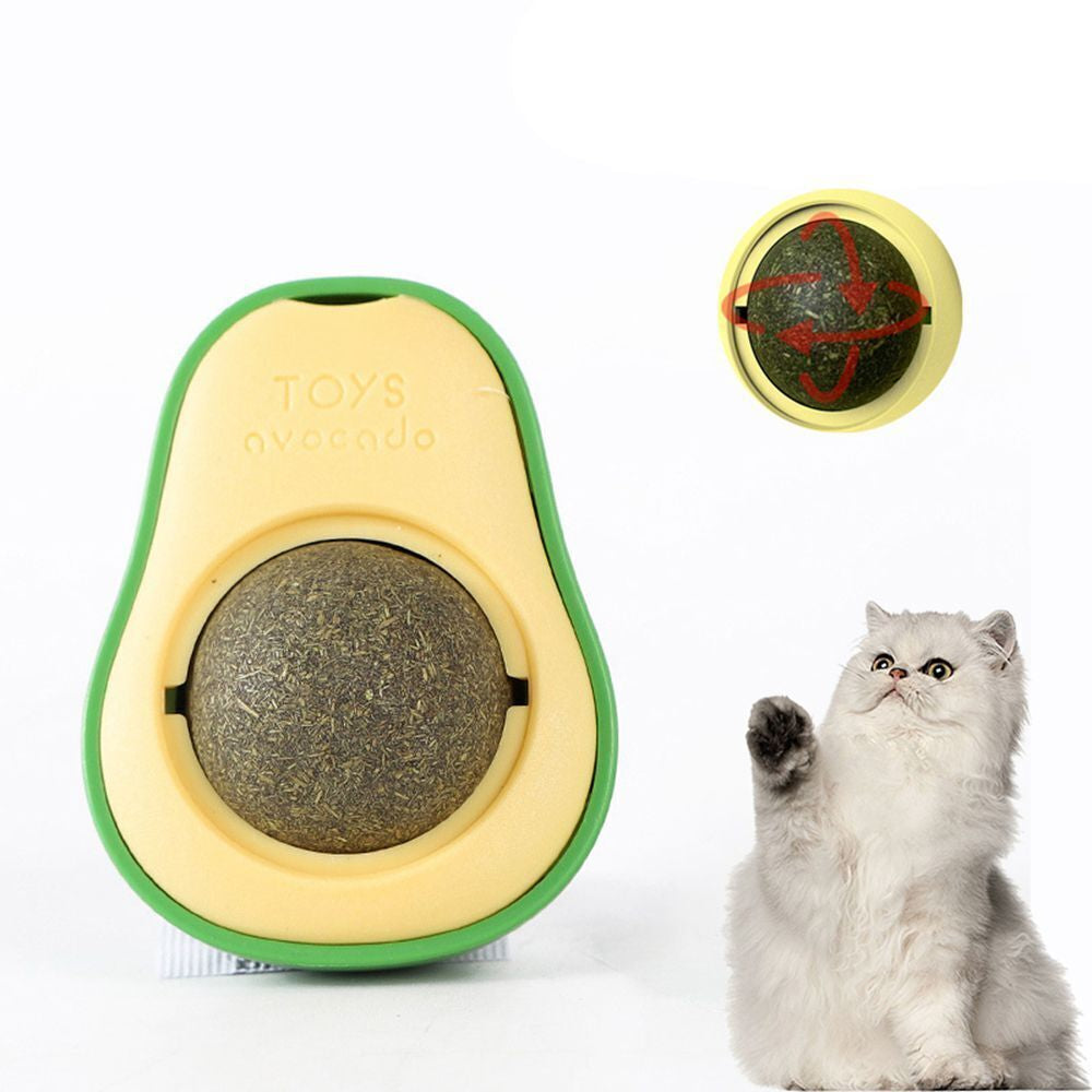 Cute Avocado Catnip Toys/ Cat Teeth Cleaning Toy/ Interactive (Options)