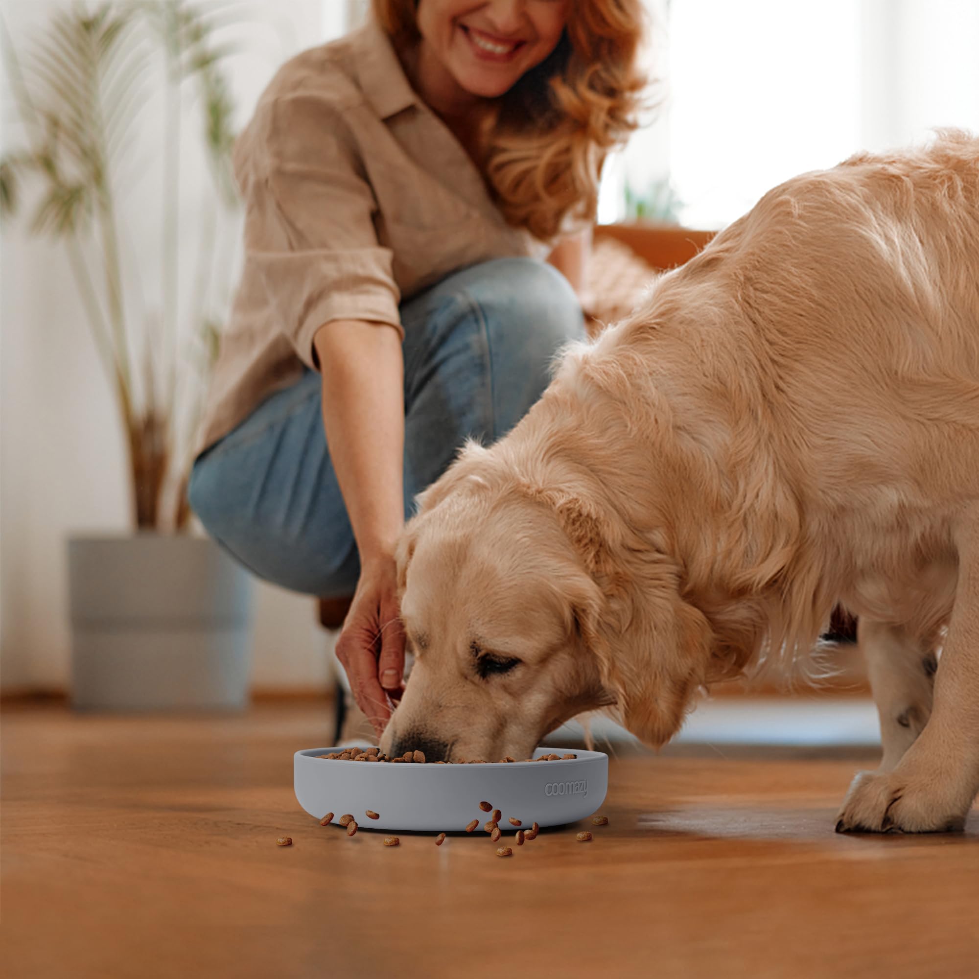 Coomazy Silicone Slow Feeder Dog Cat Bowls