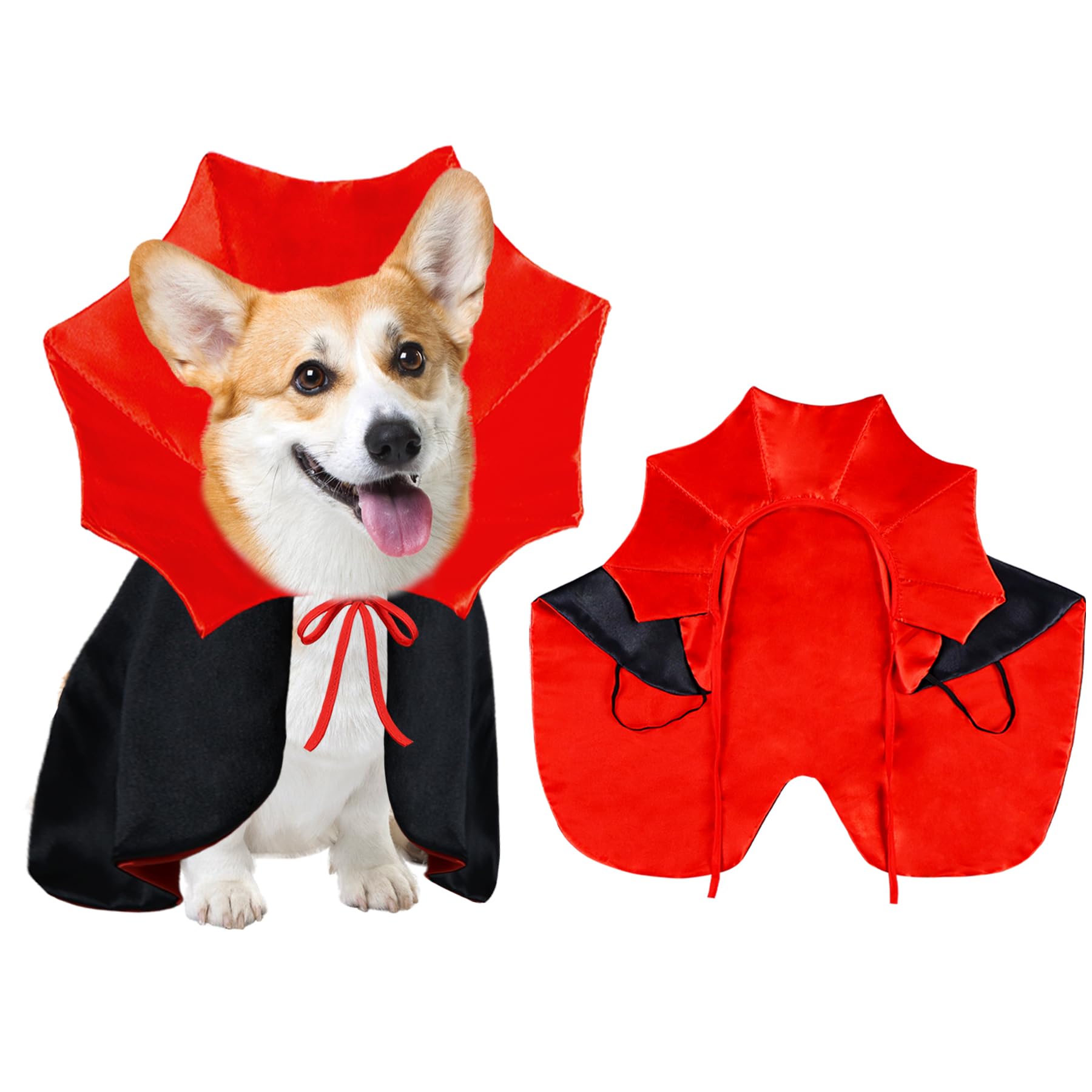 PAYHTOW Dog Halloween Costume Dog Vampire Costume