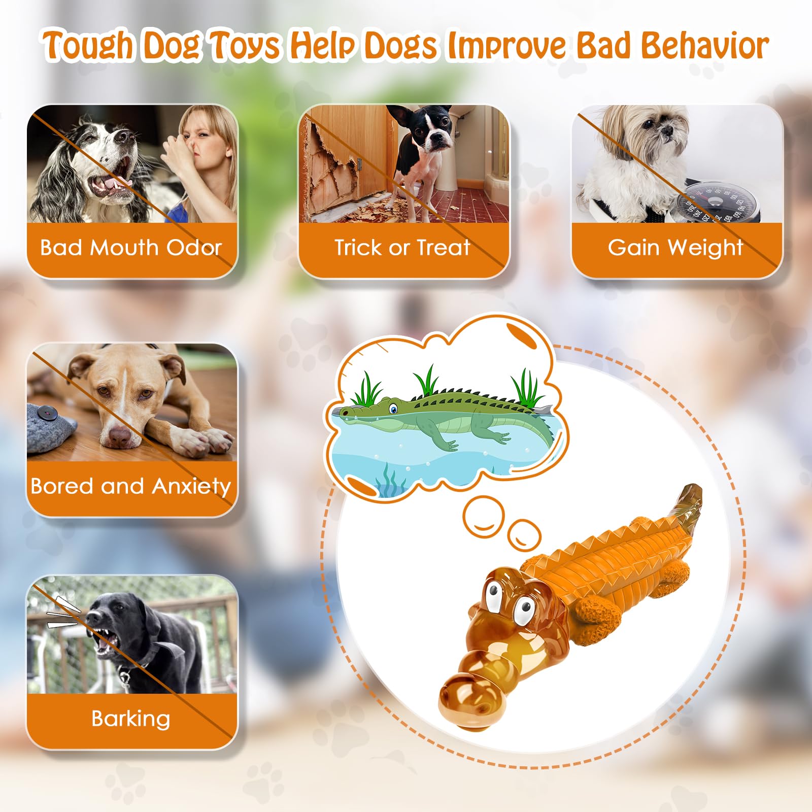 Dog Toys for Aggresive Chewers - Tough