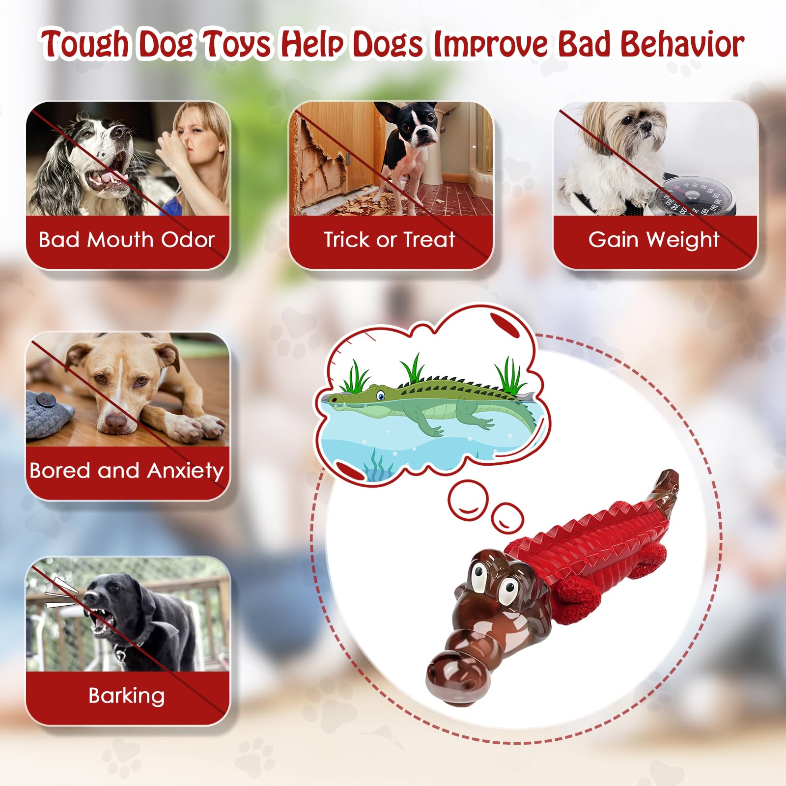 Dog Toys for Aggresive Chewers - Tough
