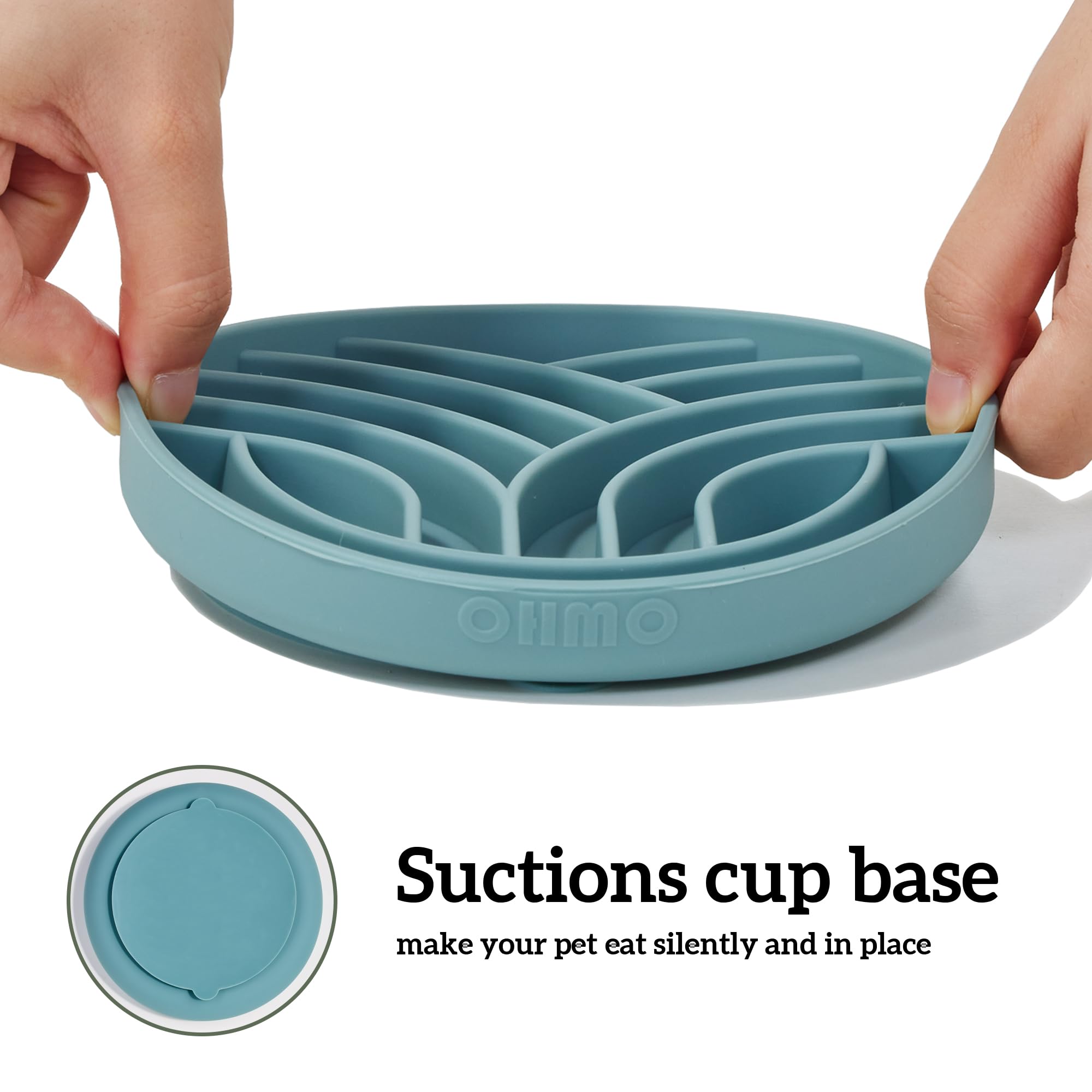 Silicone Puppy Cat Food Bowl with Anti-Slip Suction Cup