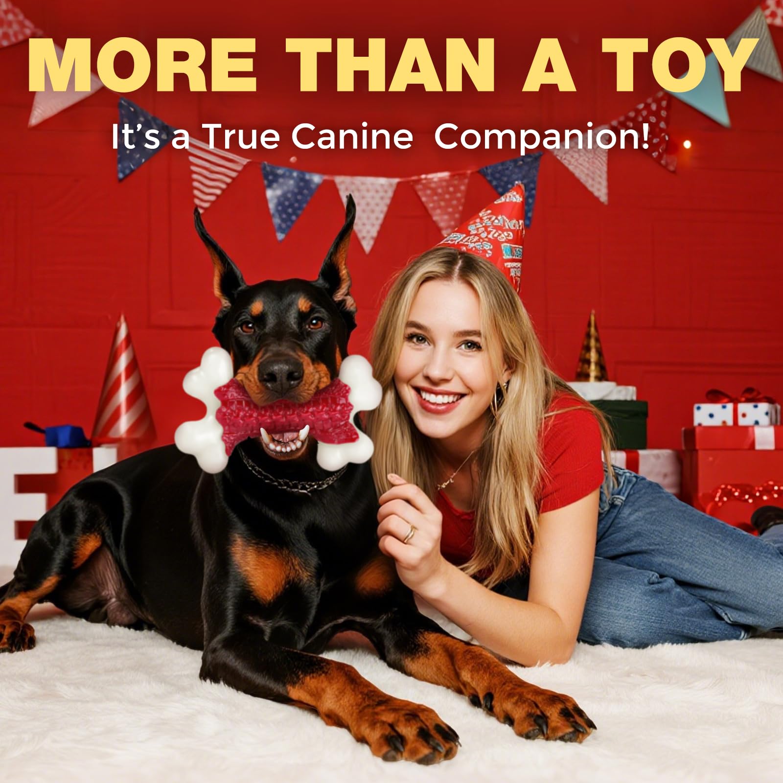 Kseroo Tough Dog Toys, Toys for Aggressive Chewers Large Breed