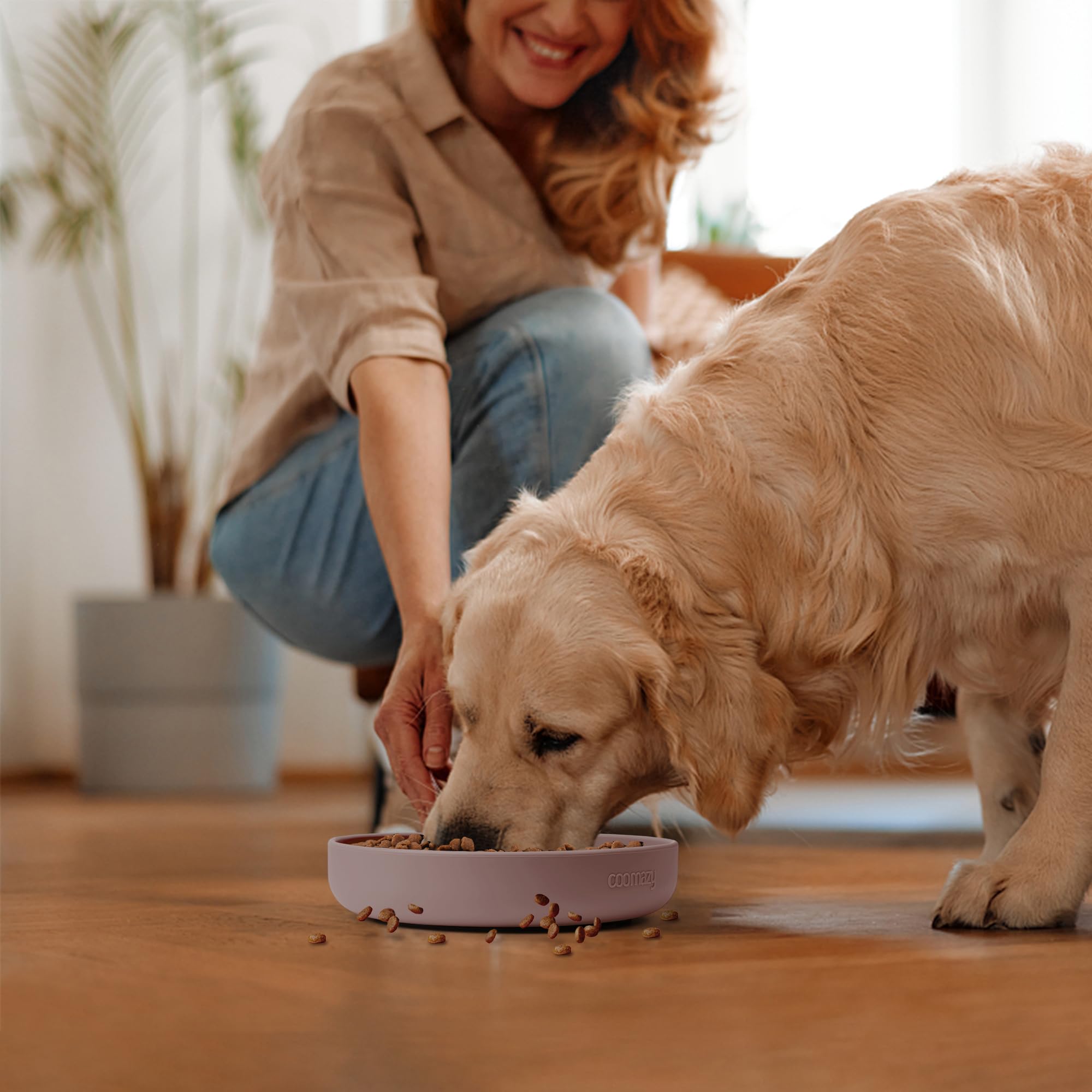 Coomazy Silicone Slow Feeder Dog Cat Bowls