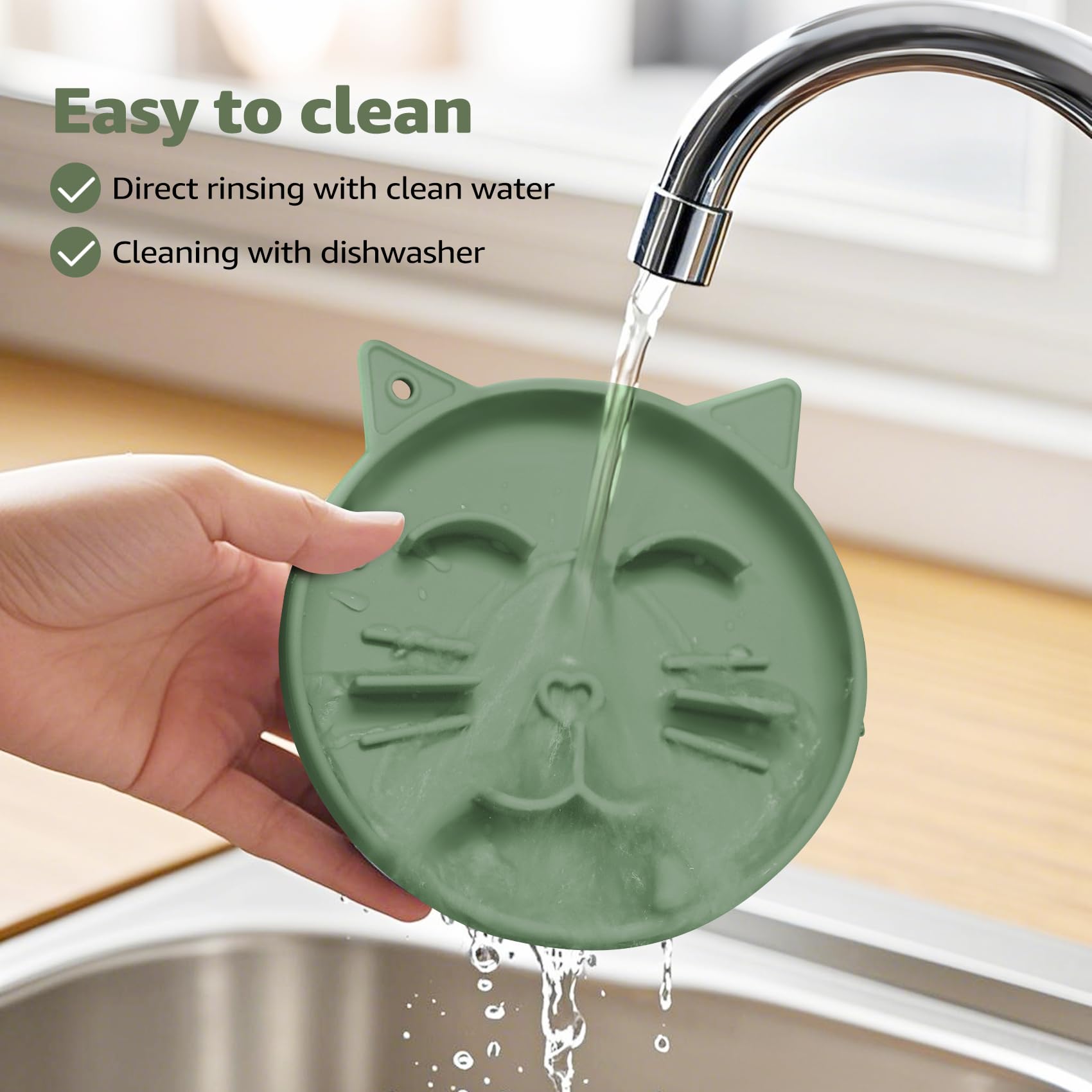 Coomazy Silicone Slow Feeder Dog Cat Bowls