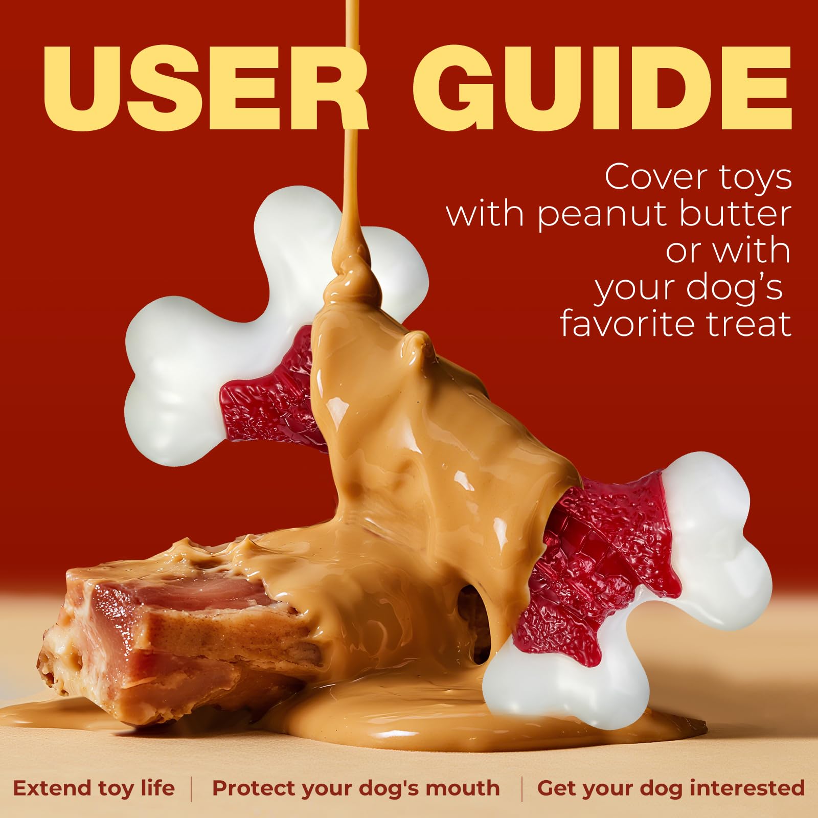 Kseroo Tough Dog Toys, Toys for Aggressive Chewers Large Breed