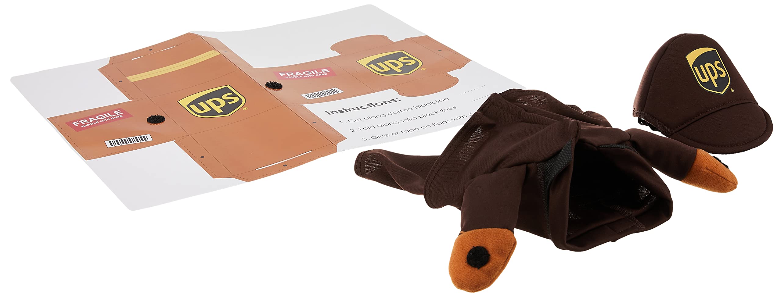 UPS Pal, Dog Costume, Large