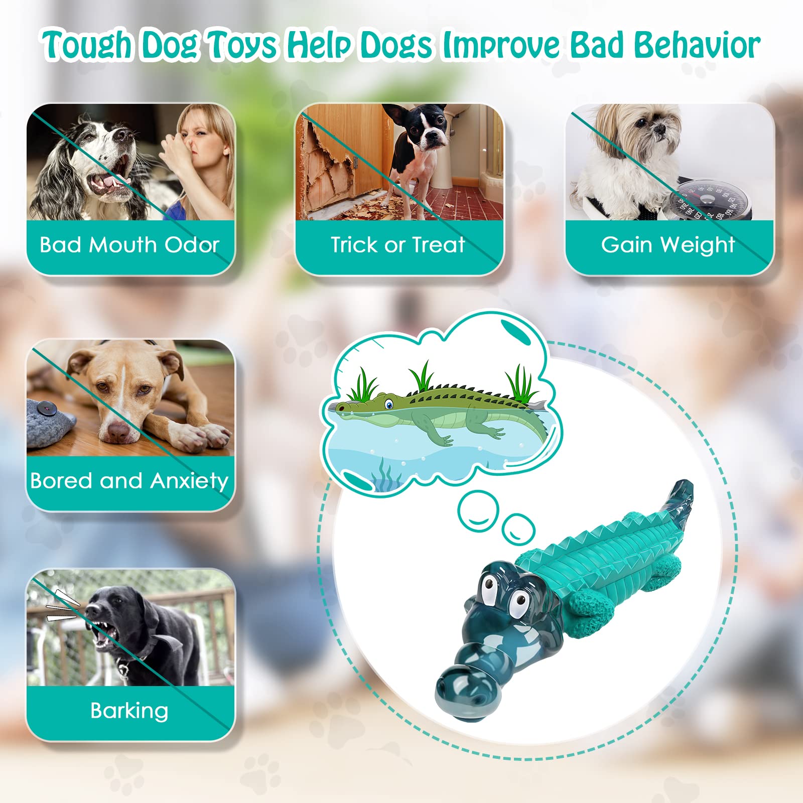 Dog Toys for Aggresive Chewers - Tough