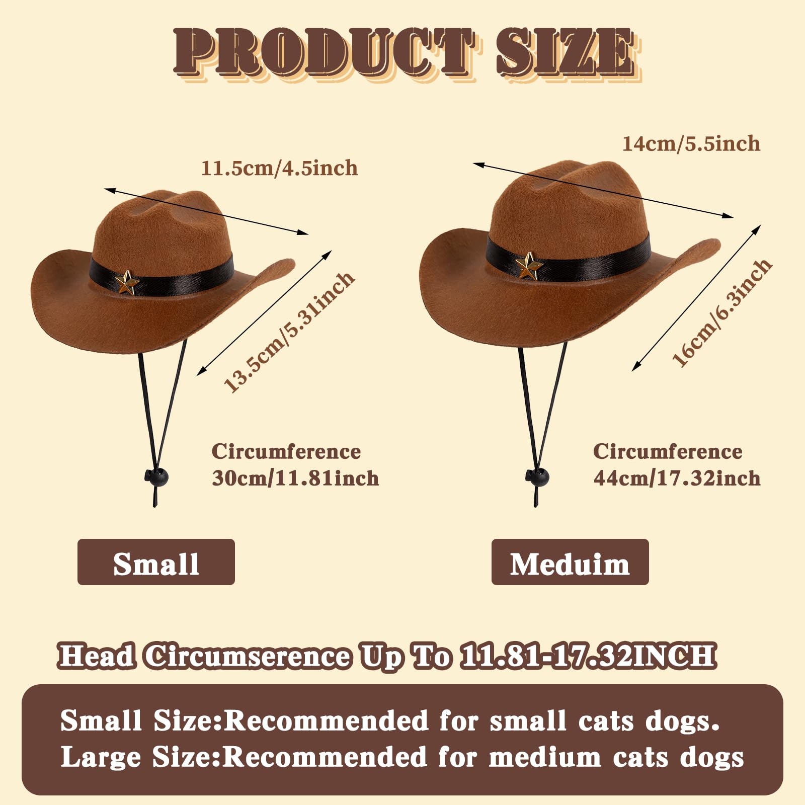 HOWWFALY Pet Cowboy Halloween Costumes