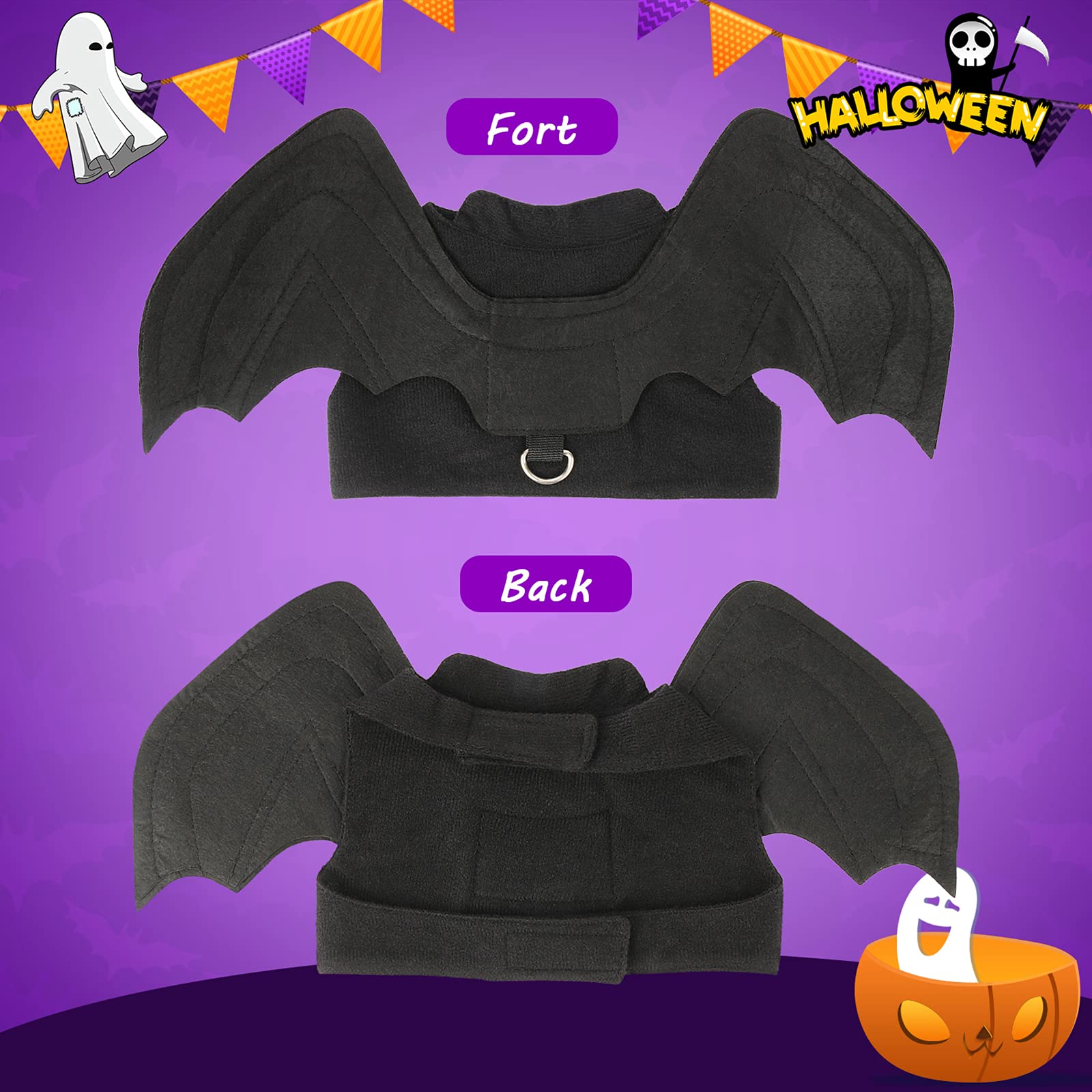 Halloween Bat Wings Pet Costumes for Halloween Party
