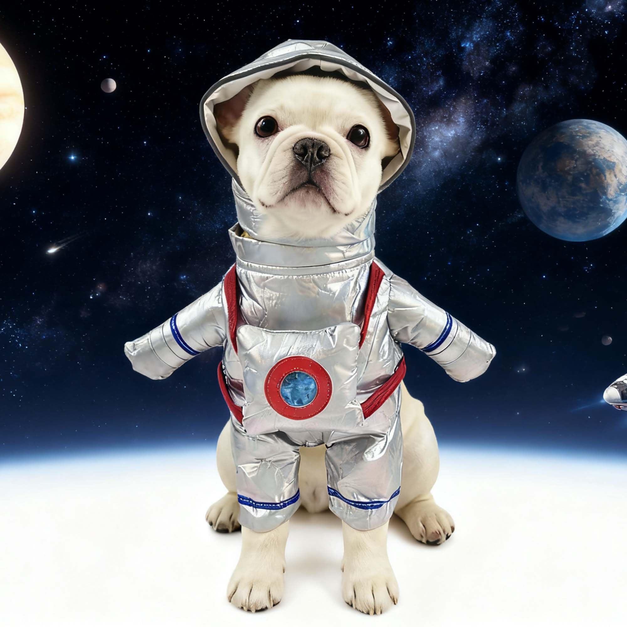 Dog Astronaut Standing Halloween Party Costume