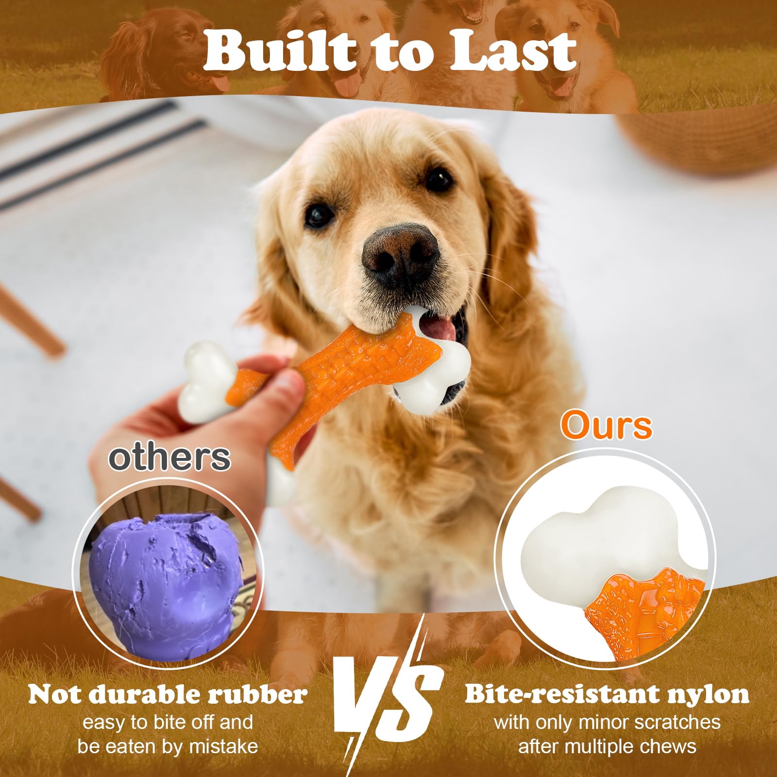 Kseroo Tough Dog Toys, Toys for Aggressive Chewers Large Breed
