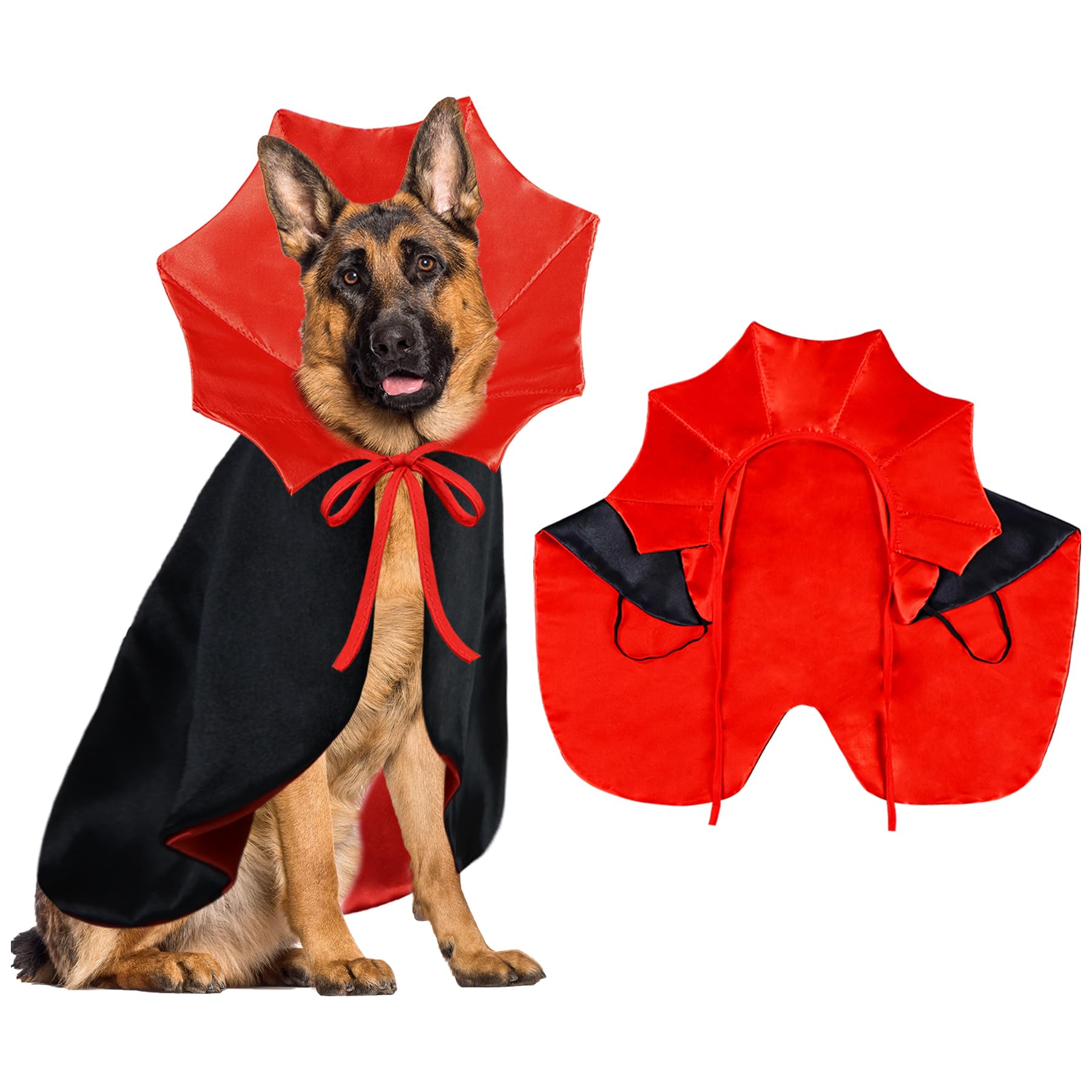 PAYHTOW Dog Halloween Costume Dog Vampire Costume