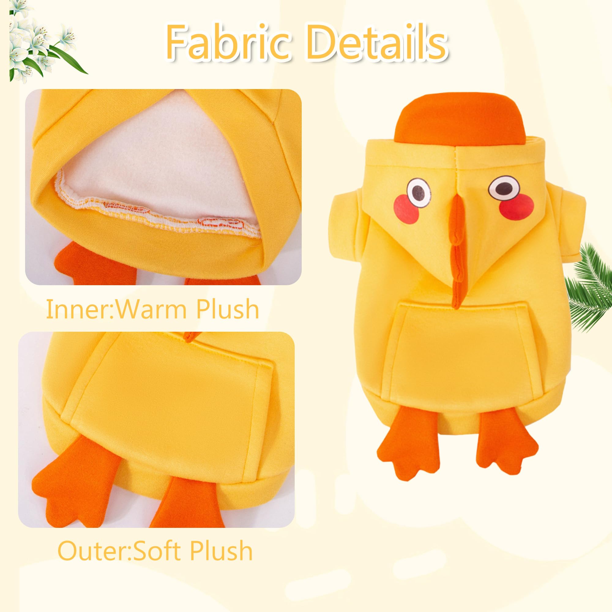 Halloween Pet Chicken Costume Outfits for Small Dog