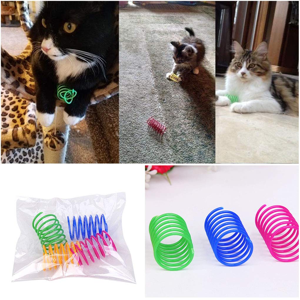 Andiker Interactive Cat Spiral Creative Spring Toy to Kill Time and Keep Fit