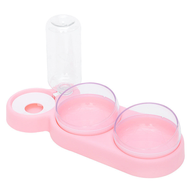 Pet Bowls/ Automatic Feeder Water Fountain/ Double Bowl (Color Options)