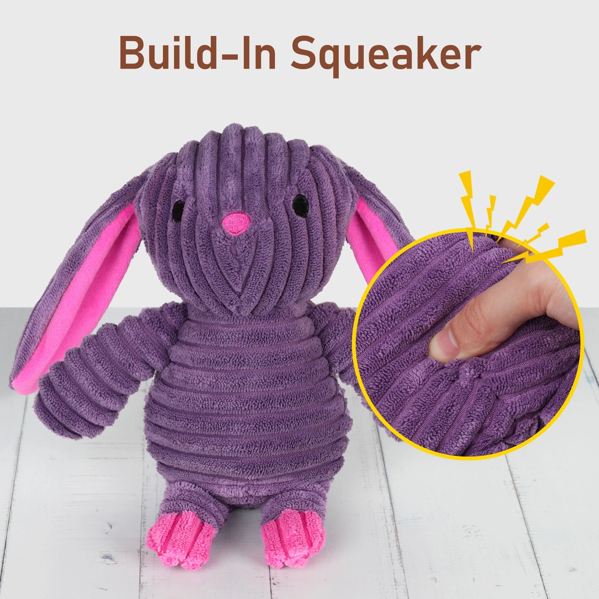 Plush Dog Squeaky Toys/ 5 Pack
