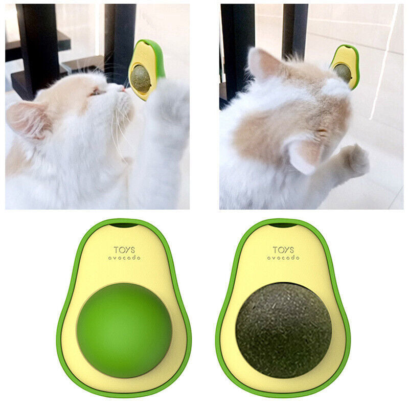 Cute Avocado Catnip Toys/ Cat Teeth Cleaning Toy/ Interactive (Options)