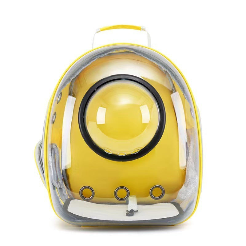 Transparent Breathable Pet Cat Backpack with Skylight