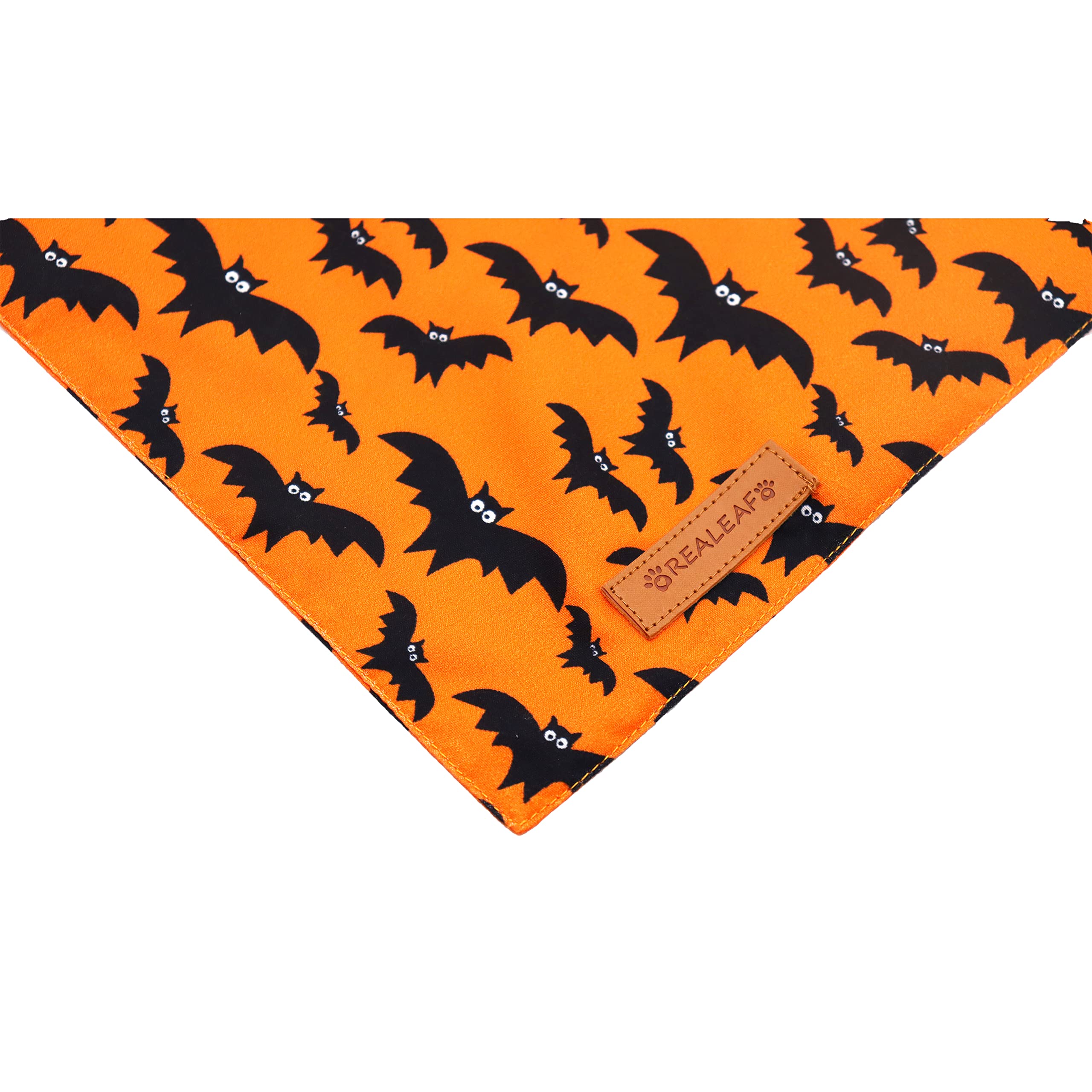 Realeaf Fall Halloween Dog Bandanas 2 Pack