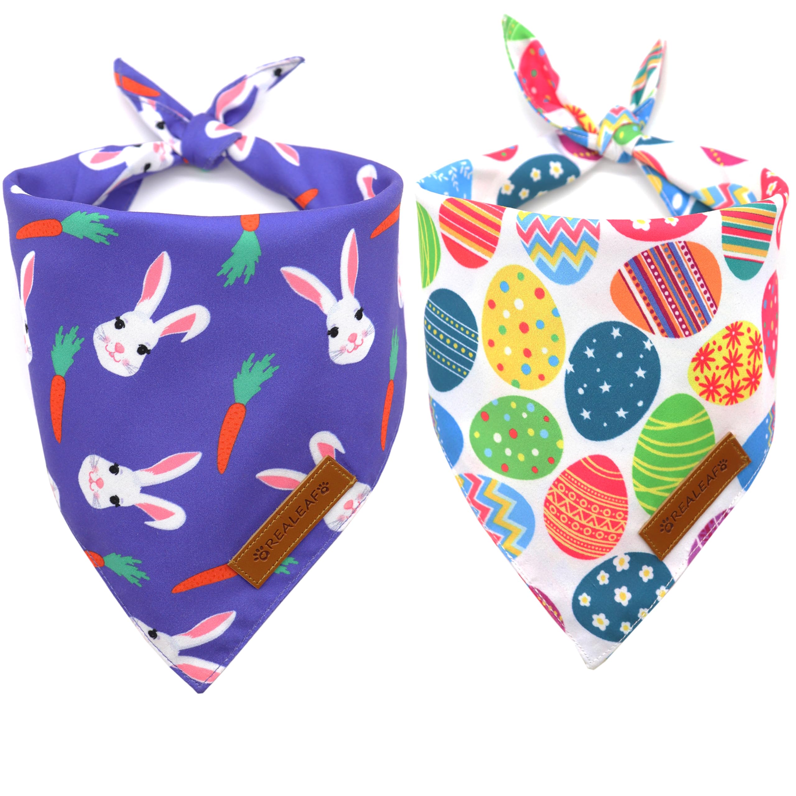 Realeaf Halloween Dog Bandanas 2 Pack