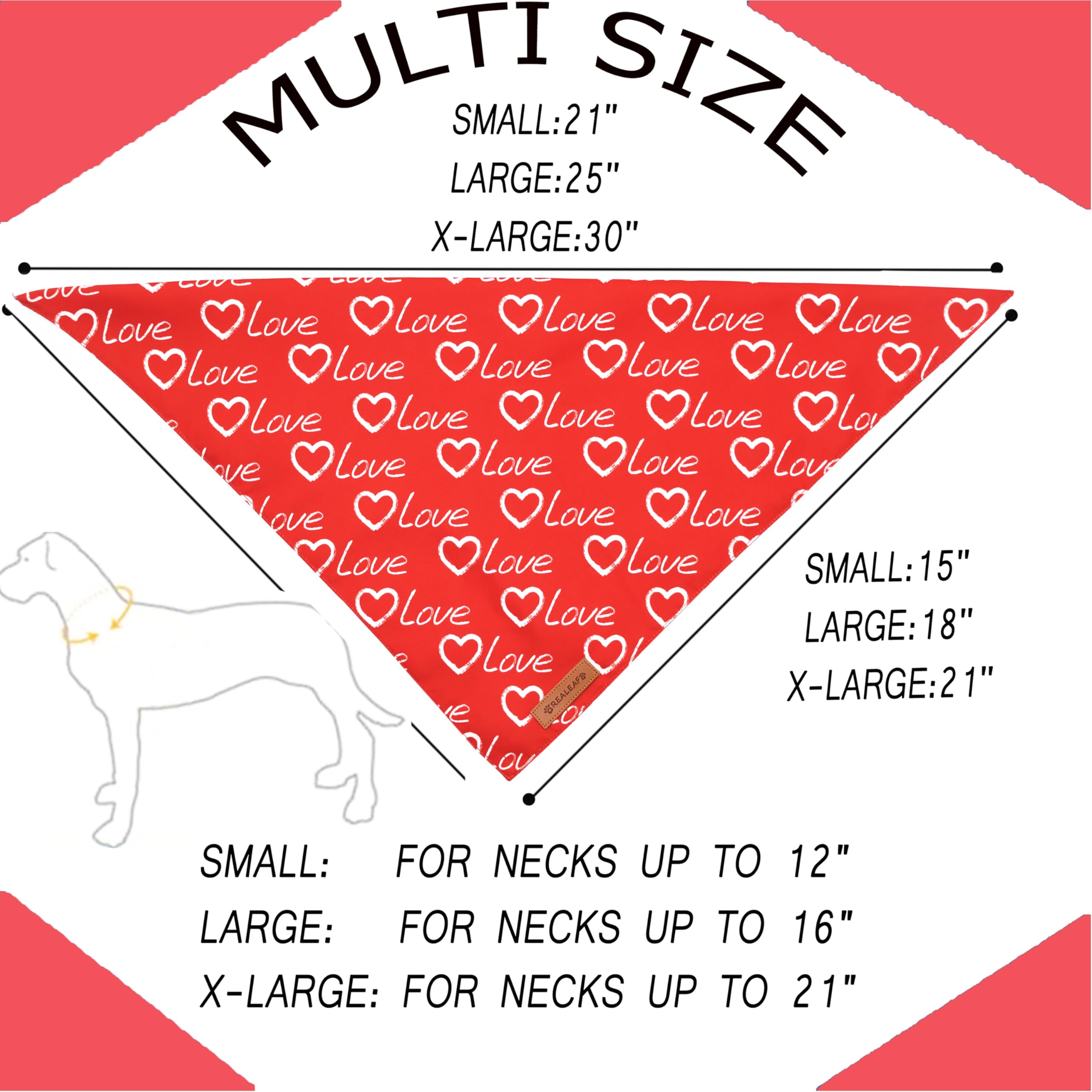 Realeaf Halloween Dog Bandanas 2 Pack