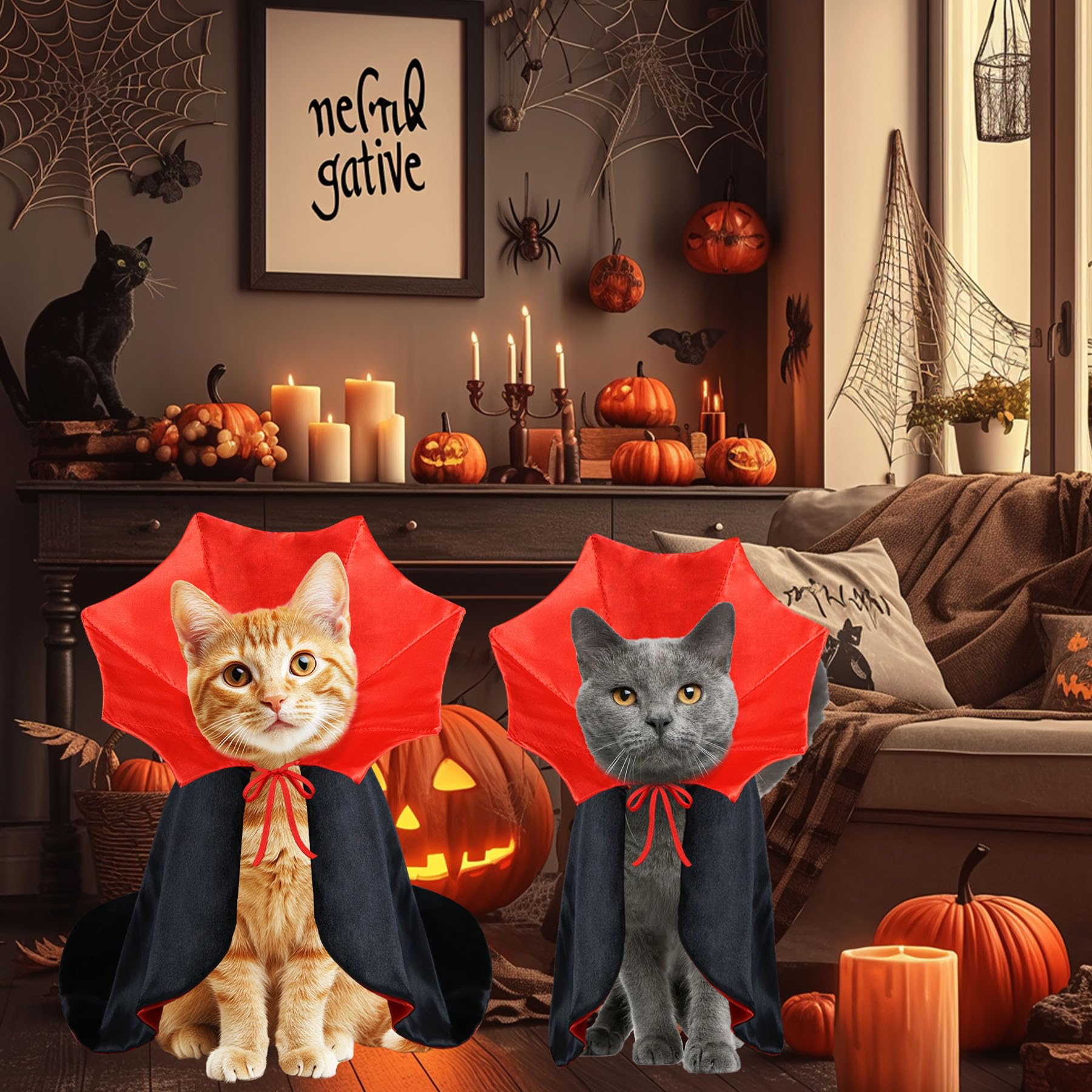 PAYHTOW Dog Halloween Costume Dog Vampire Costume