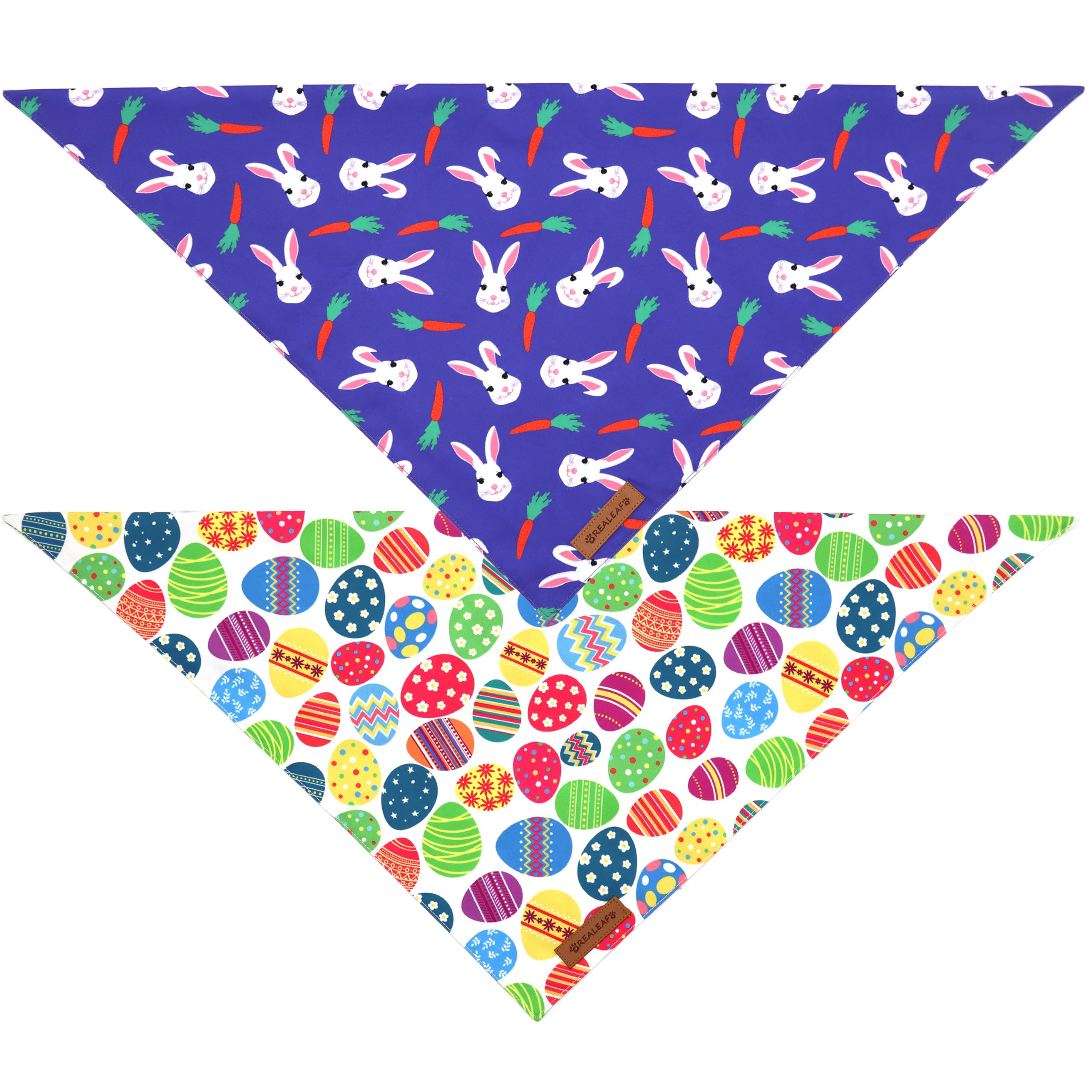 Realeaf Halloween Dog Bandanas 2 Pack