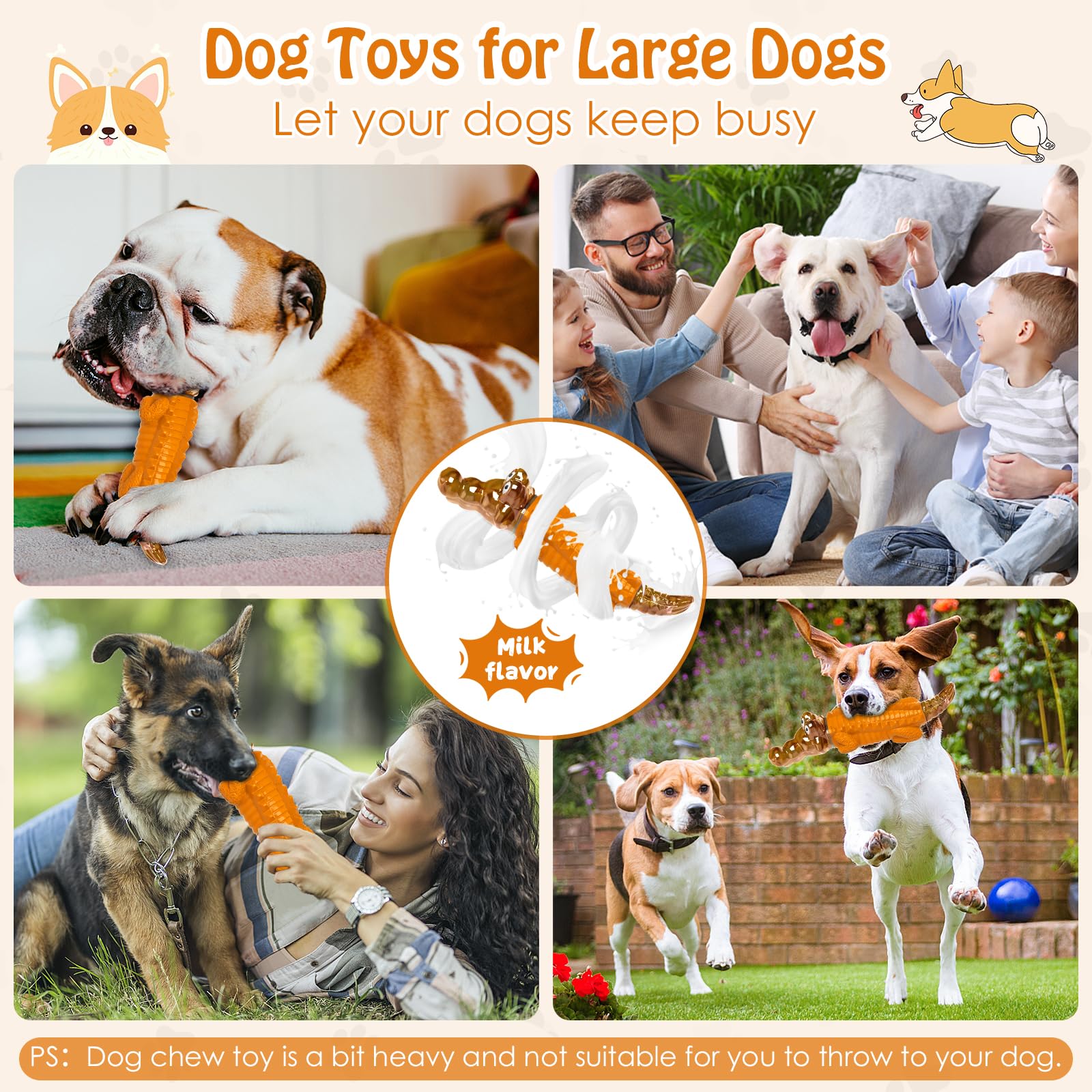 Dog Toys for Aggresive Chewers - Tough
