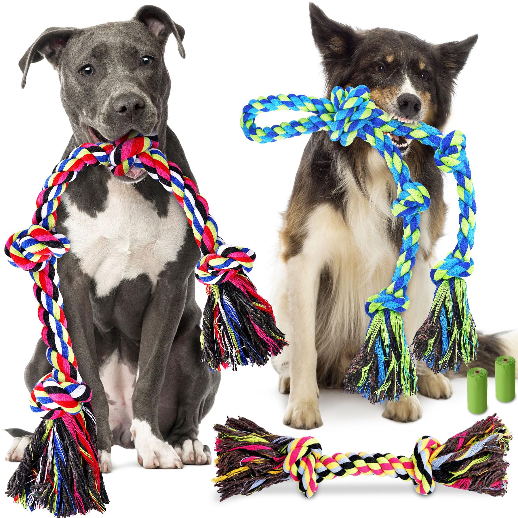 Forfon Heavy Duty Dog Toy for Aggressive Chewers