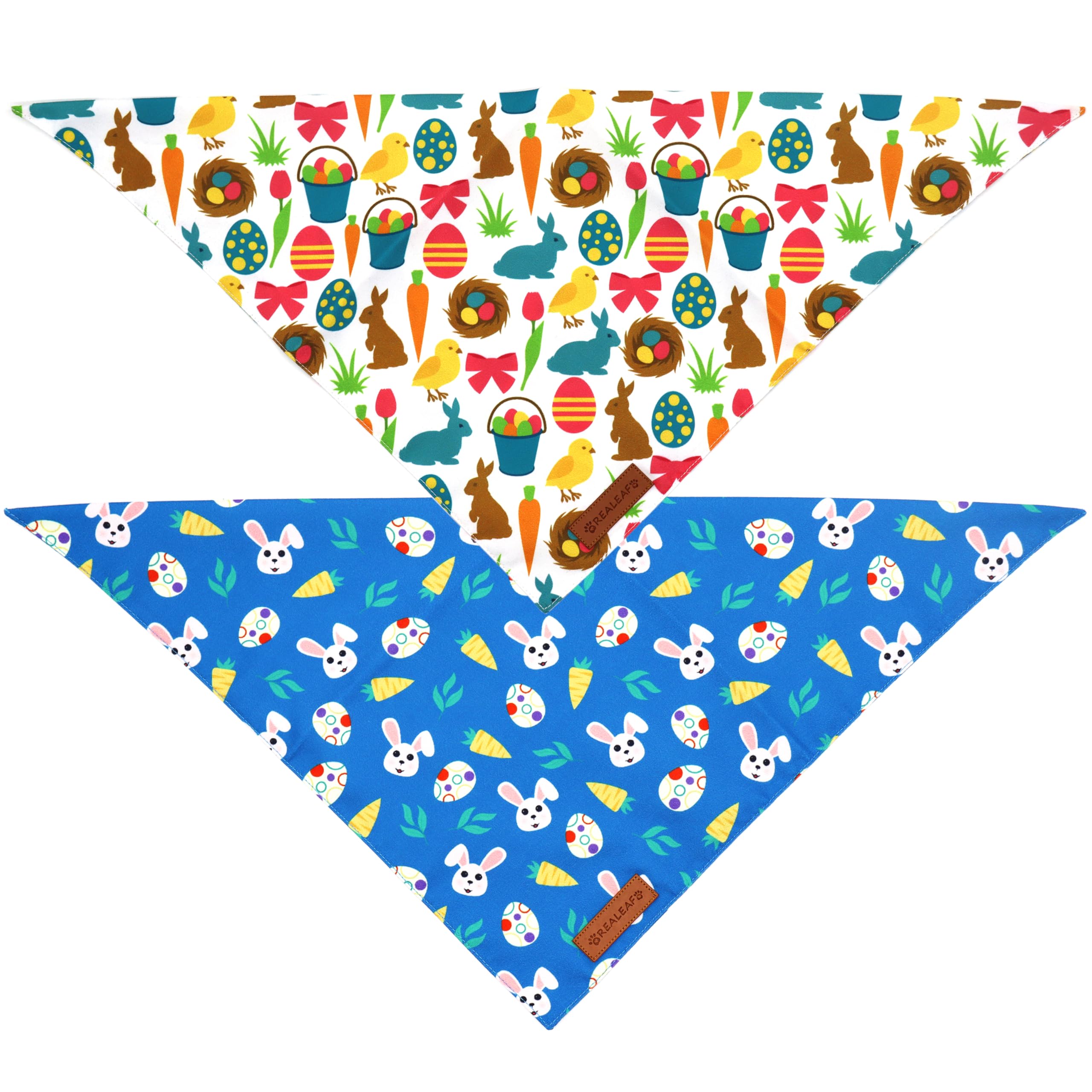 Realeaf Fall Halloween Dog Bandanas 2 Pack