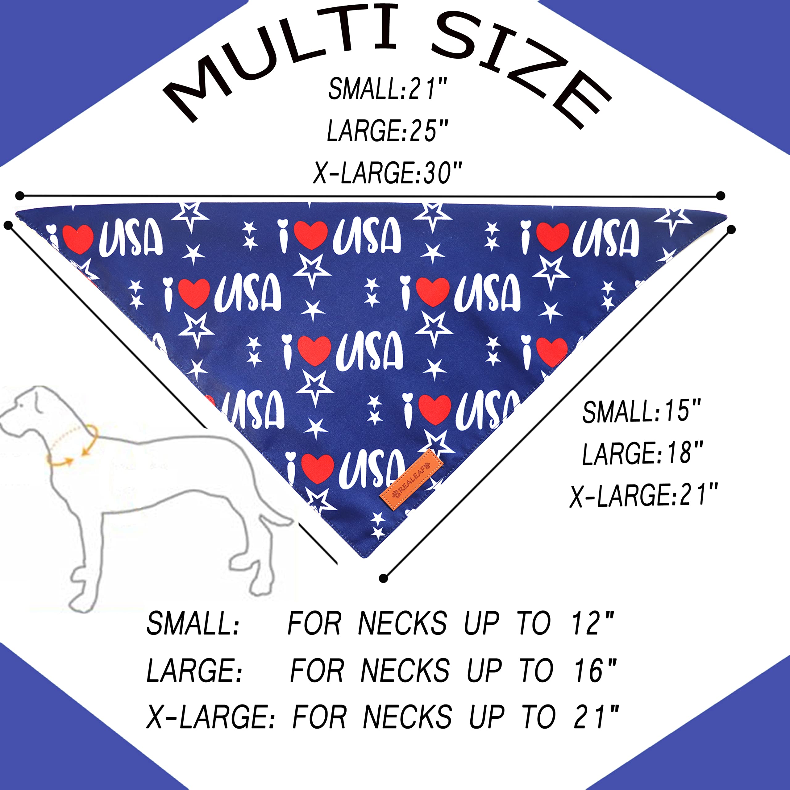 Realeaf Fall Halloween Dog Bandanas 2 Pack