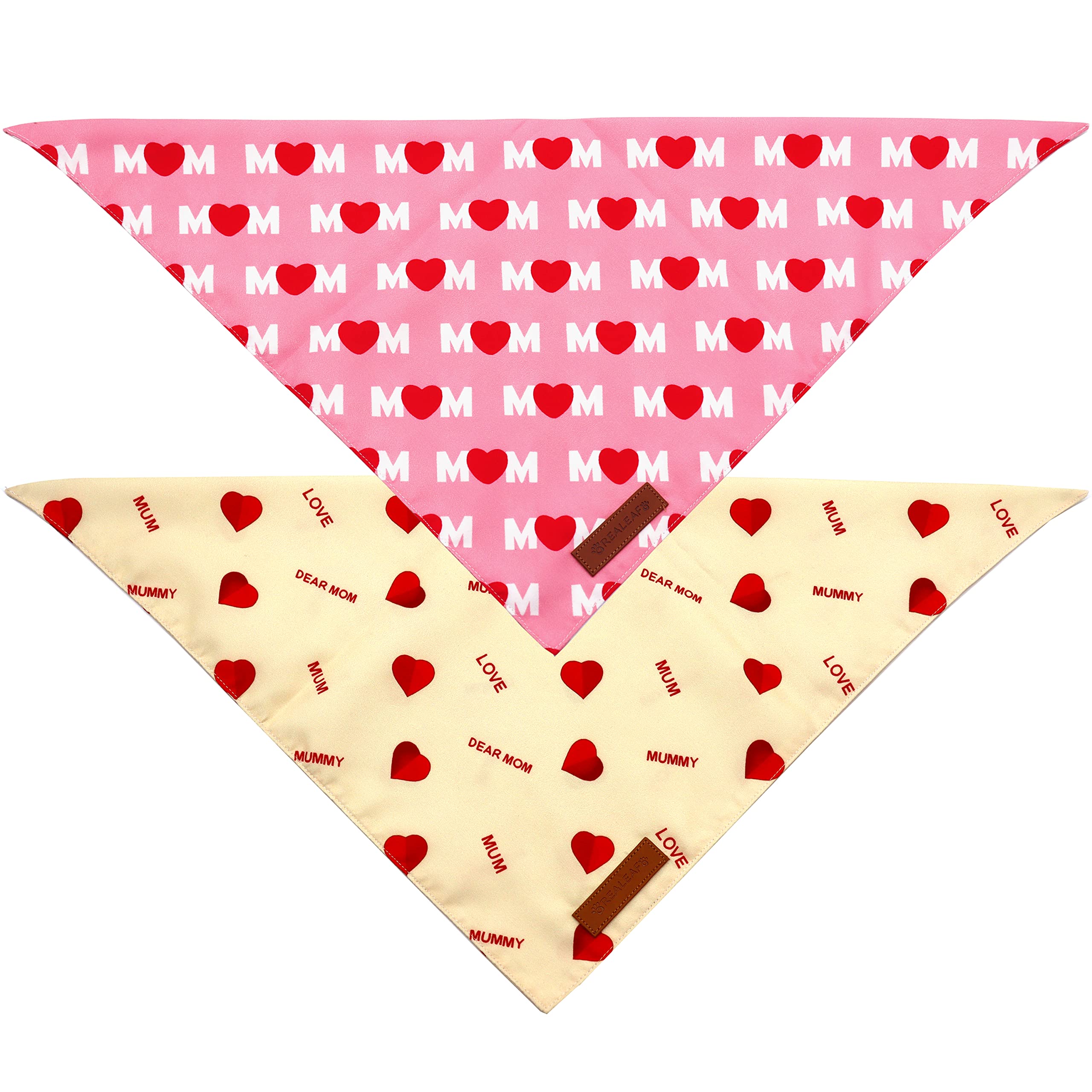 Realeaf Fall Halloween Dog Bandanas 2 Pack