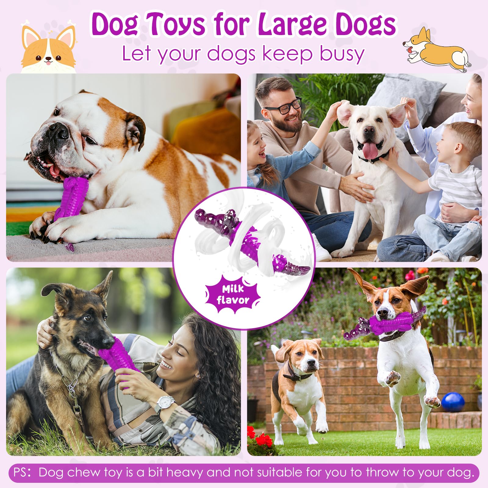 Dog Toys for Aggresive Chewers - Tough