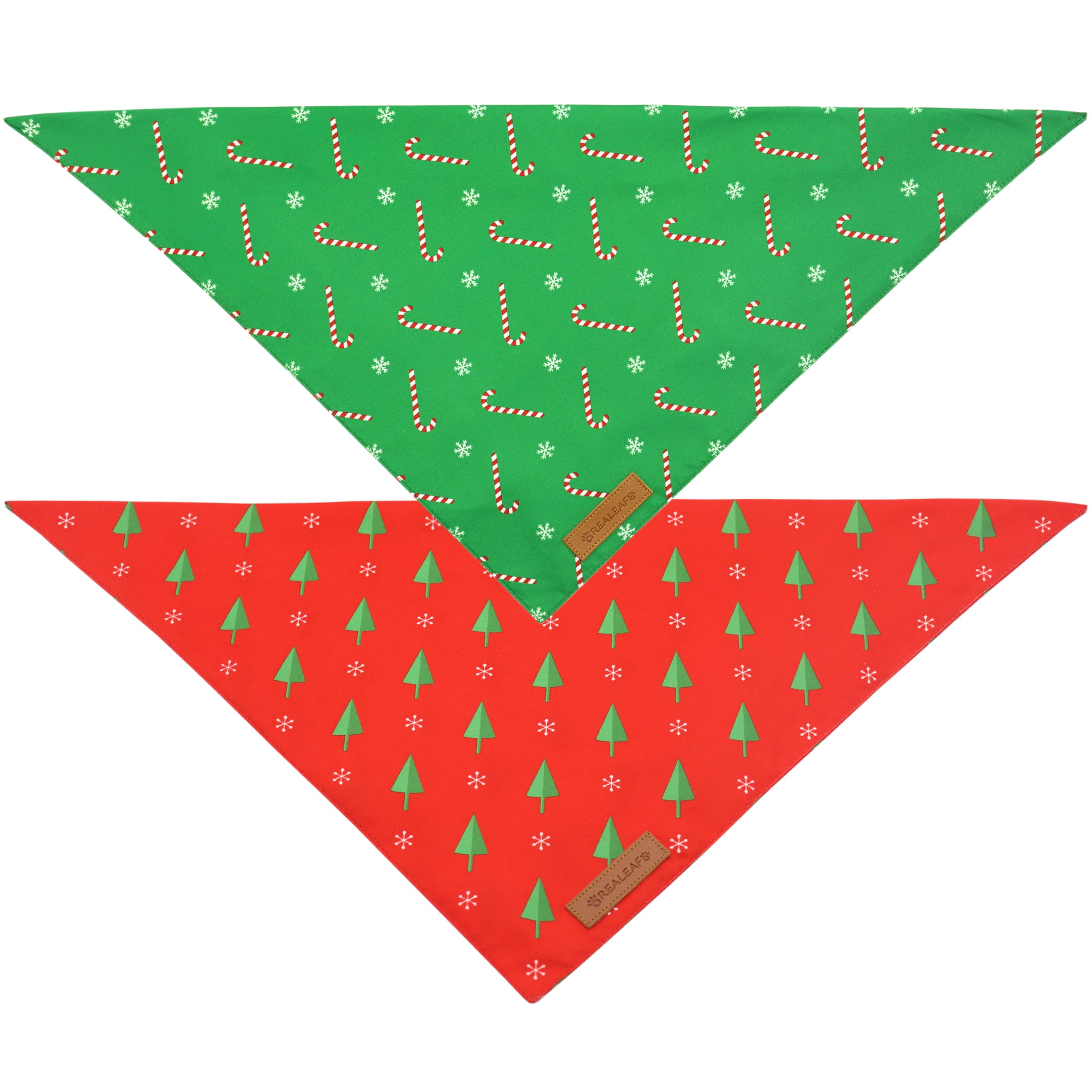 Realeaf Fall Halloween Dog Bandanas 2 Pack