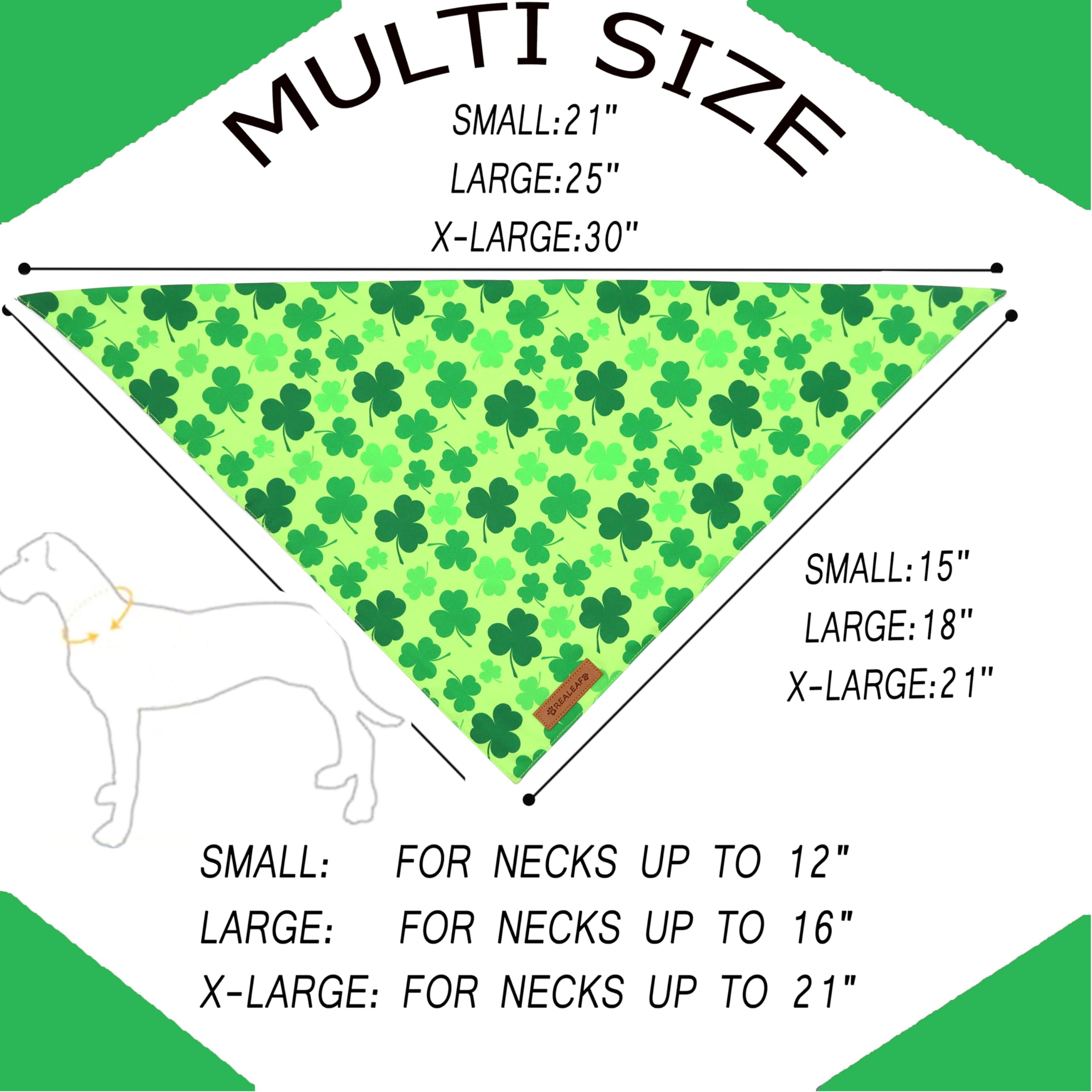 Realeaf Fall Halloween Dog Bandanas 2 Pack