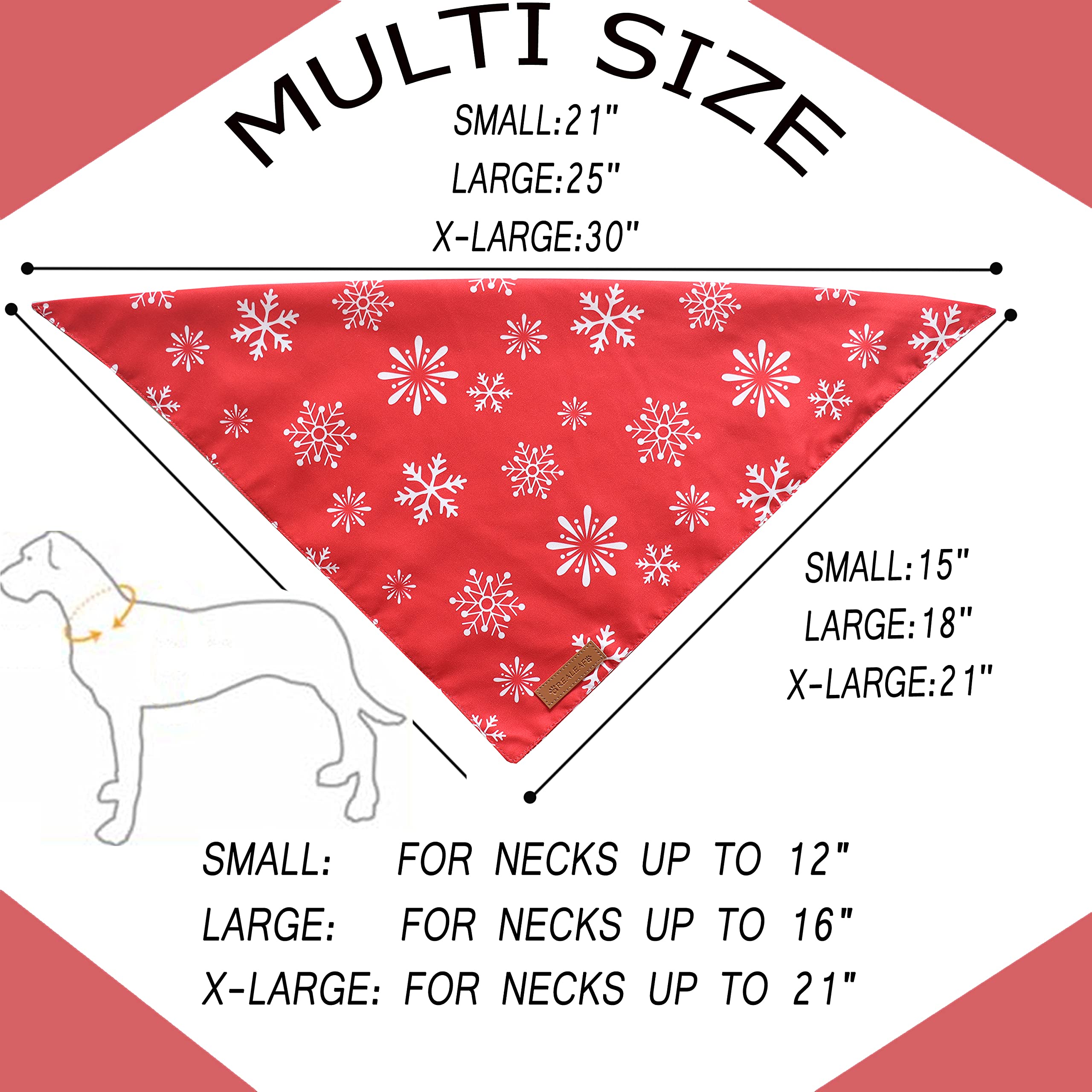 Realeaf Halloween Dog Bandanas 2 Pack