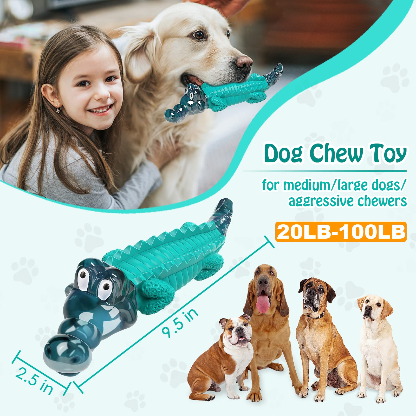 Dog Toys for Aggresive Chewers - Tough