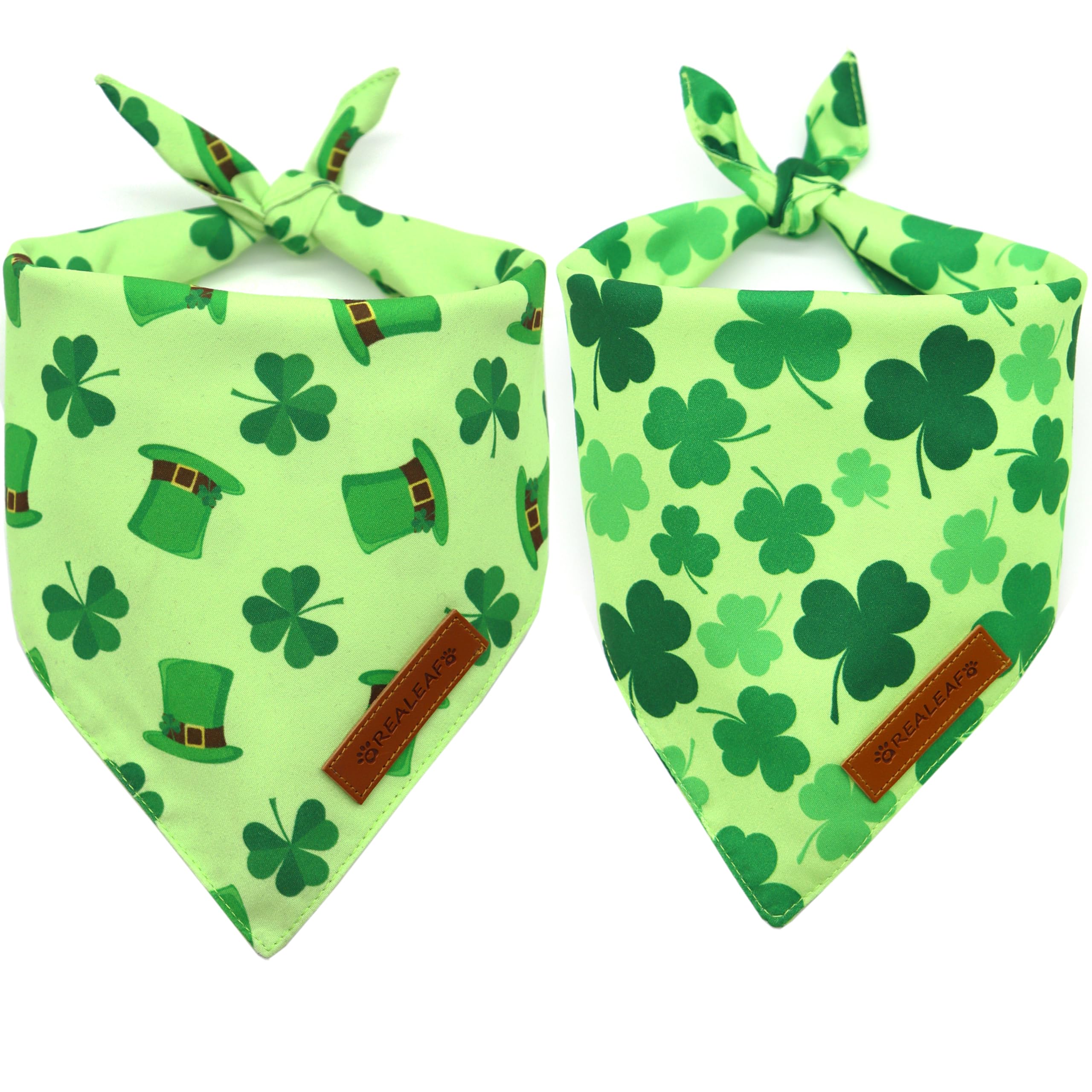 Realeaf Fall Halloween Dog Bandanas 2 Pack