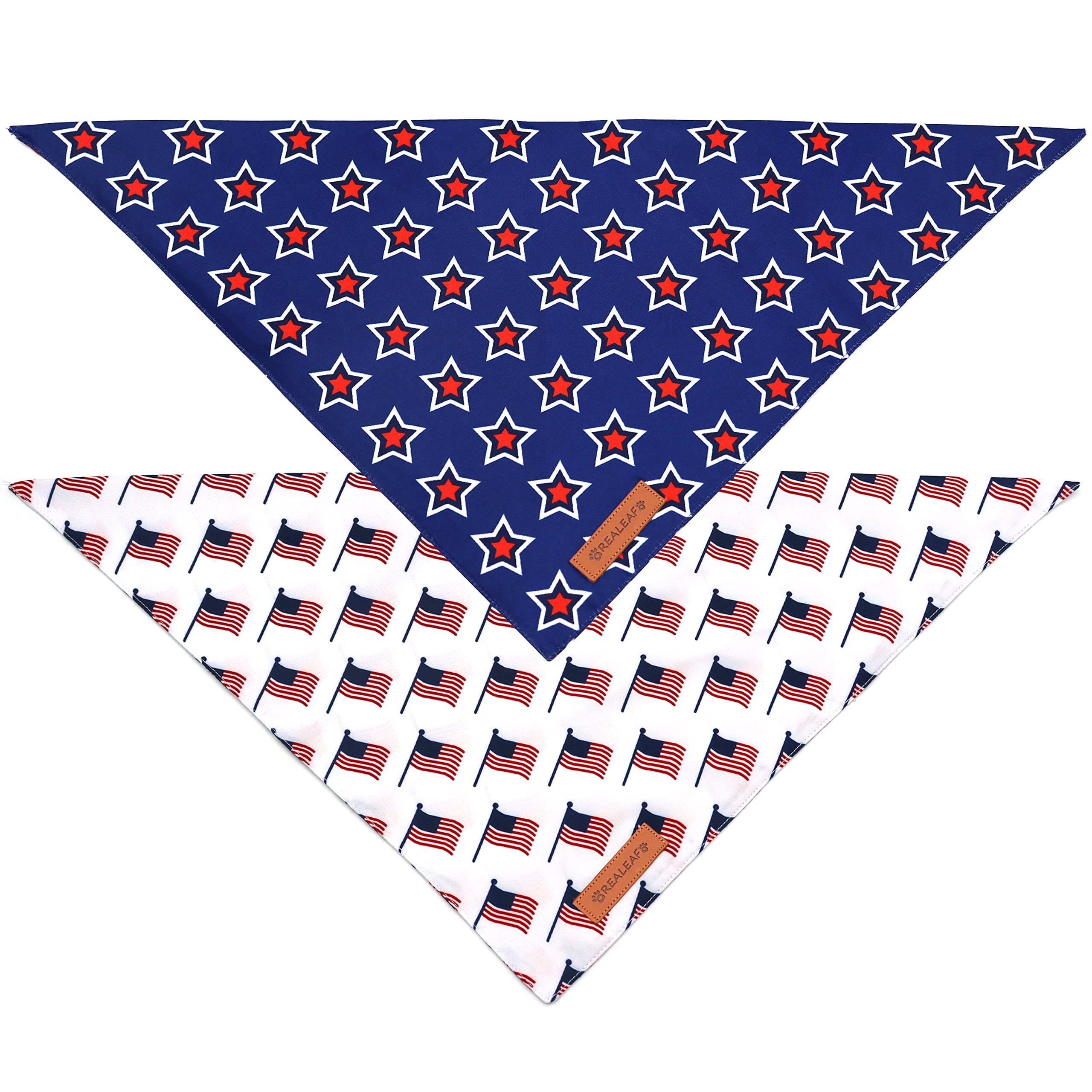 Realeaf Halloween Dog Bandanas 2 Pack