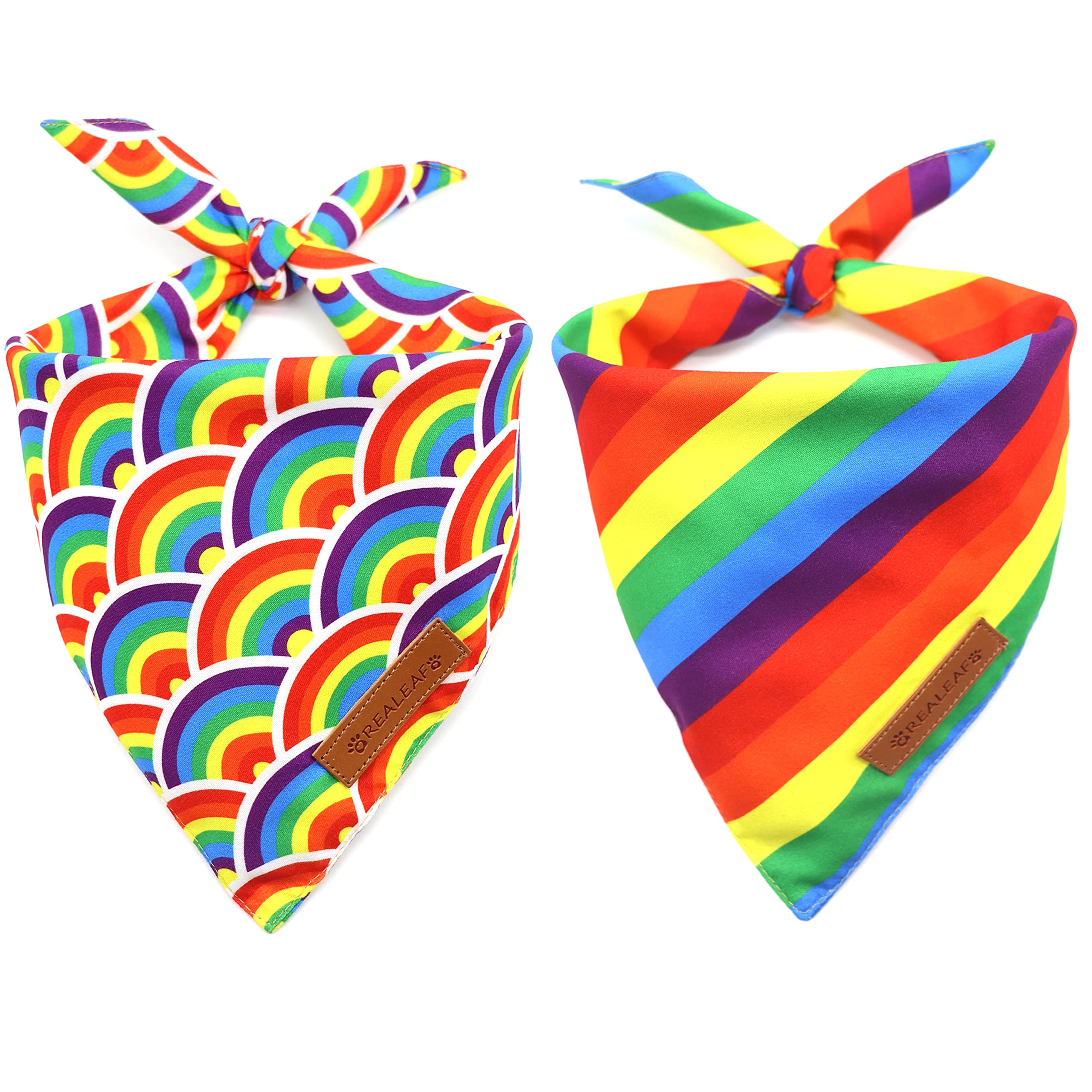 Realeaf Halloween Dog Bandanas 2 Pack