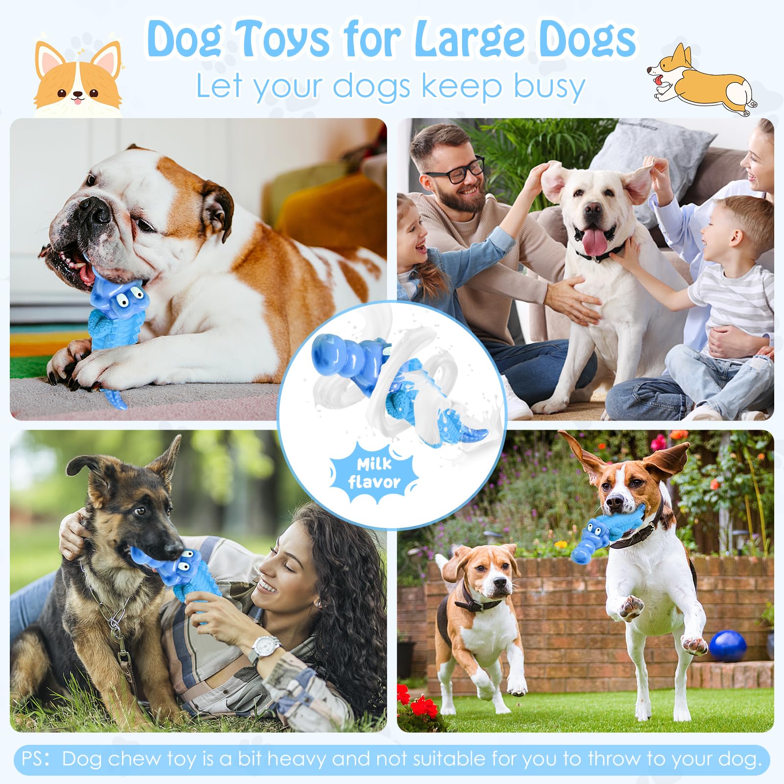 Dog Toys for Aggresive Chewers - Tough